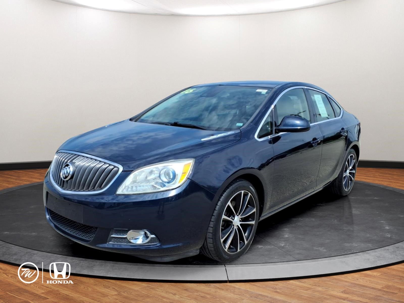 Dark Sapphire Blue Metallic 2016 Buick Verano Sedan Front-Wheel Drive 6-Speed Automatic Overdrive