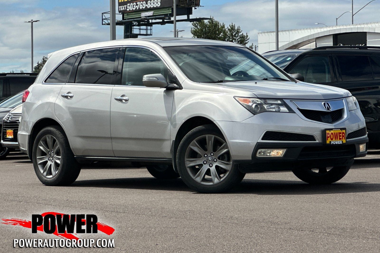 Palladium Metallic 2011 Acura MDX SH-AWD with Advance and Entertainment Package SUV / Crossover All-Wheel Drive 6-Speed Automatic