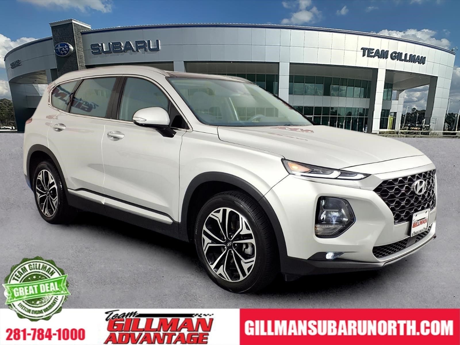 Symphony Silver 2019 Hyundai Santa Fe 2.0T Limited FWD SUV / Crossover Front-Wheel Drive 8-Speed Automatic
