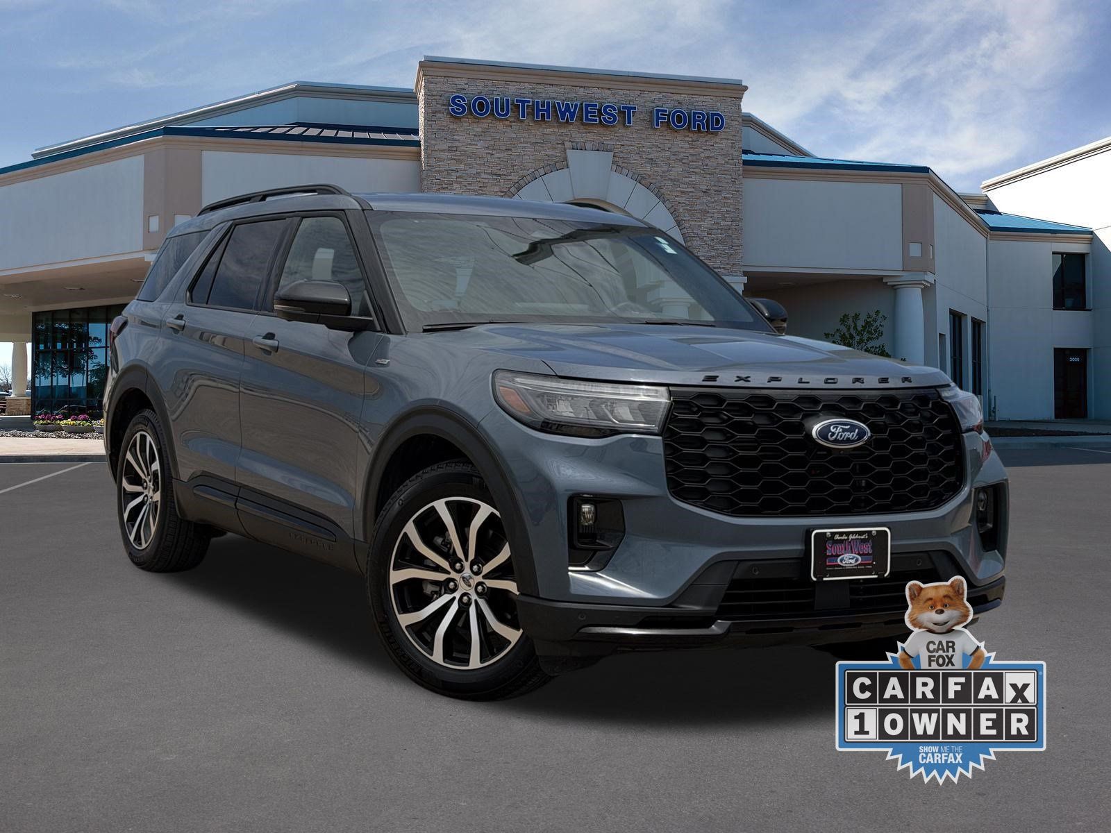 Vapor Blue 2025 Ford Explorer SUV / Crossover Rear-Wheel Drive Automatic