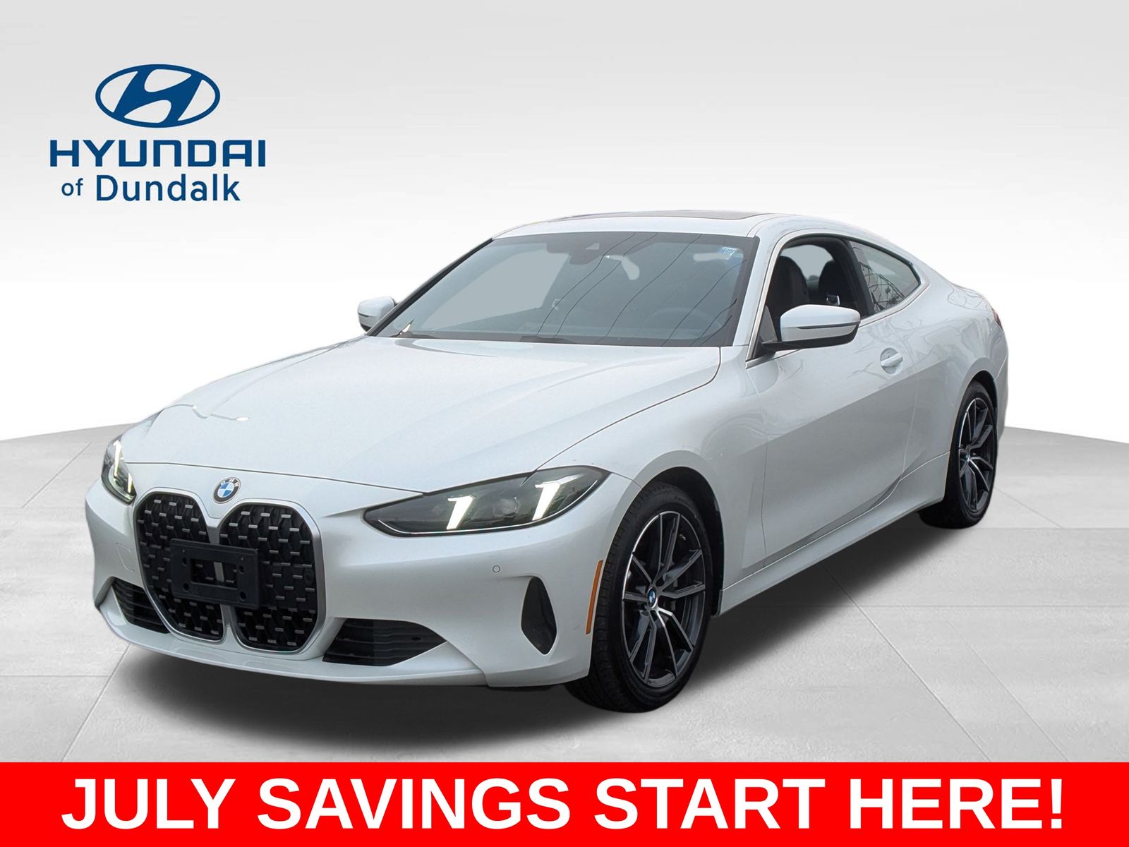 Alpine White 2026 BMW 4 Series Coupe All-Wheel Drive 8-Speed Automatic