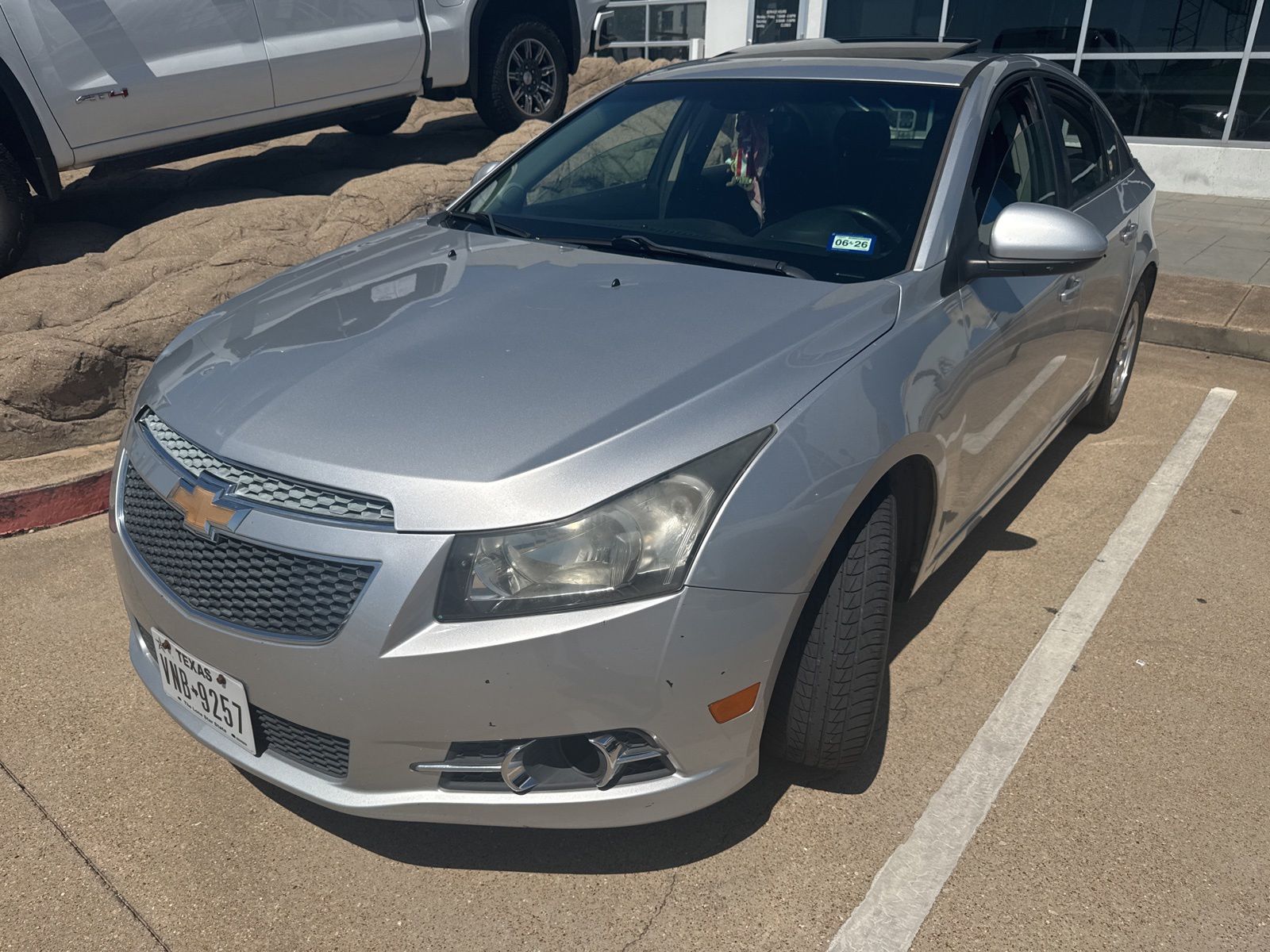 Silver Ice Metallic 2012 Chevrolet Cruze 1LT Sedan FWD Sedan Front-Wheel Drive 6-Speed Automatic Overdrive