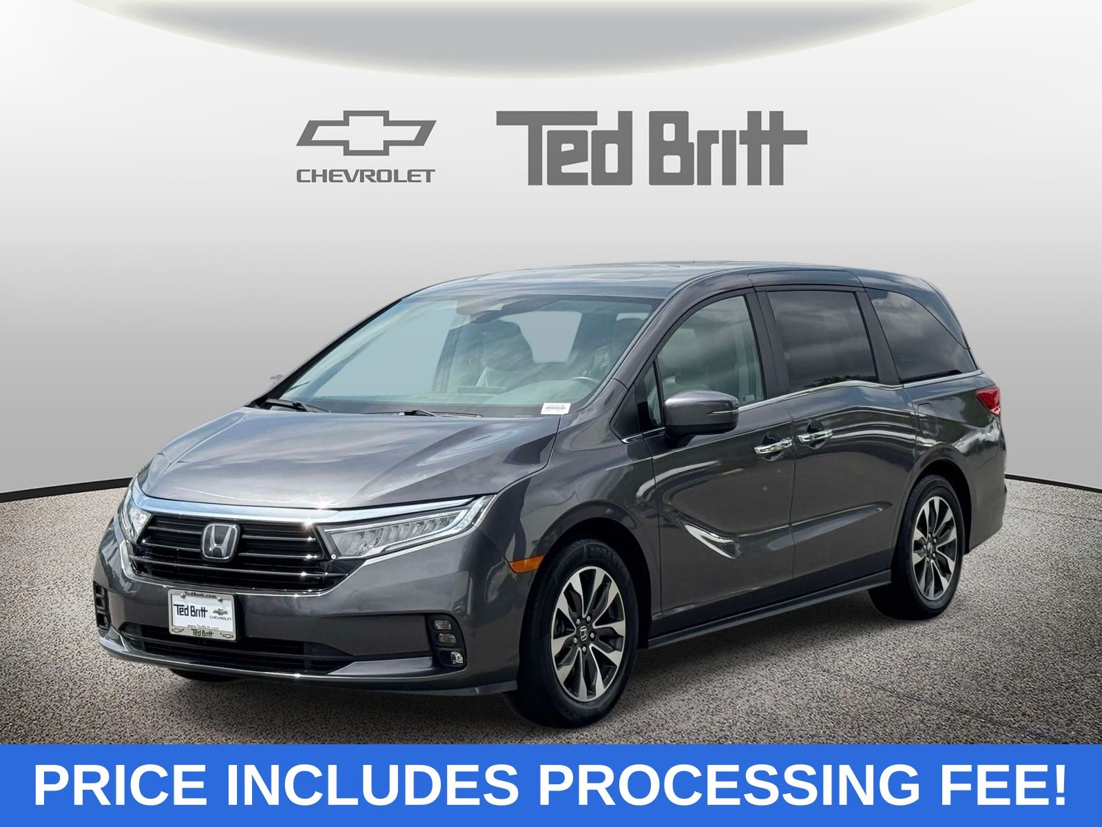 Gray 2024 Honda Odyssey Minivan Front-Wheel Drive Automatic