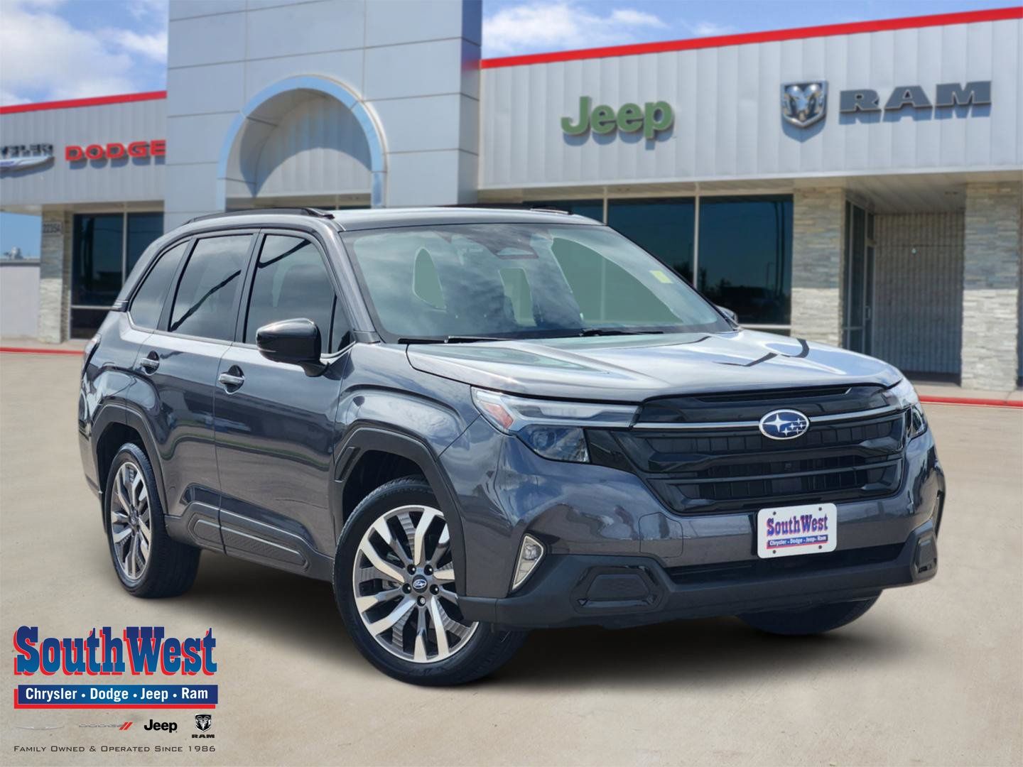 Gray Metallic 2025 Subaru Forester SUV / Crossover All-Wheel Drive Continuously Variable Transmission