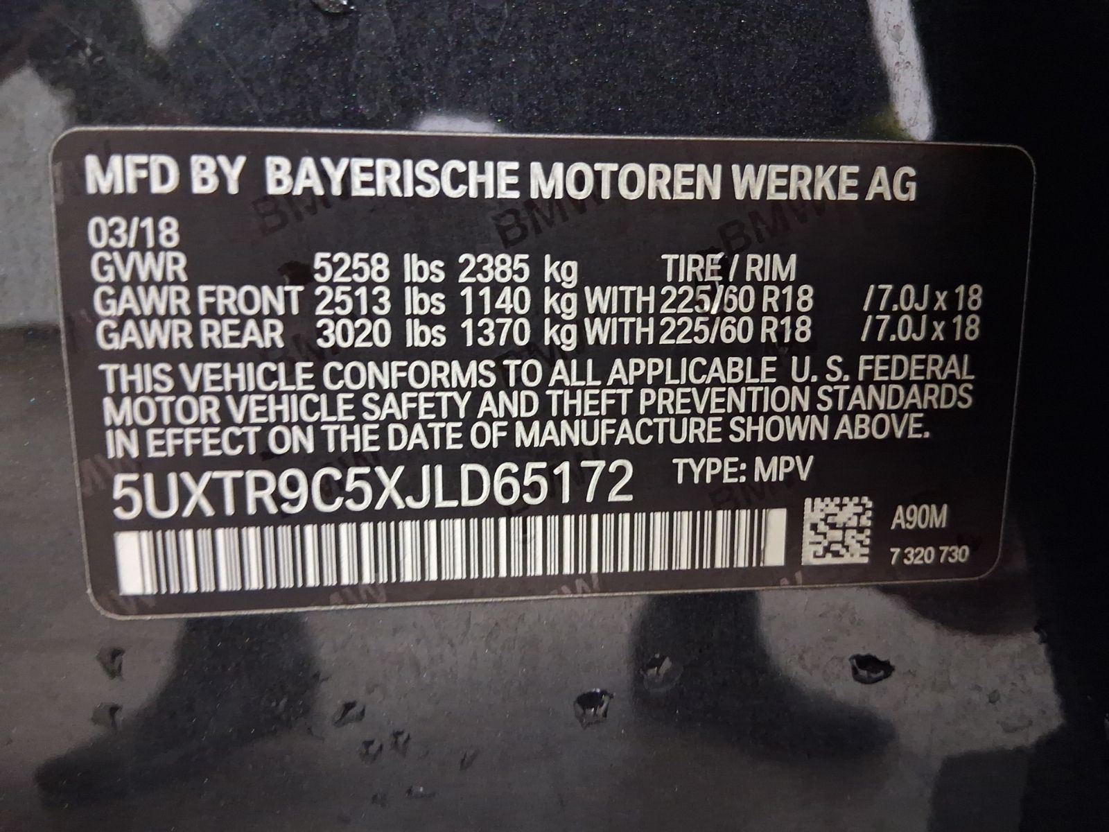 Used Car 2018 Bmw X3  Xdrive30i For Sale Under $20,000 In Austin, Texas