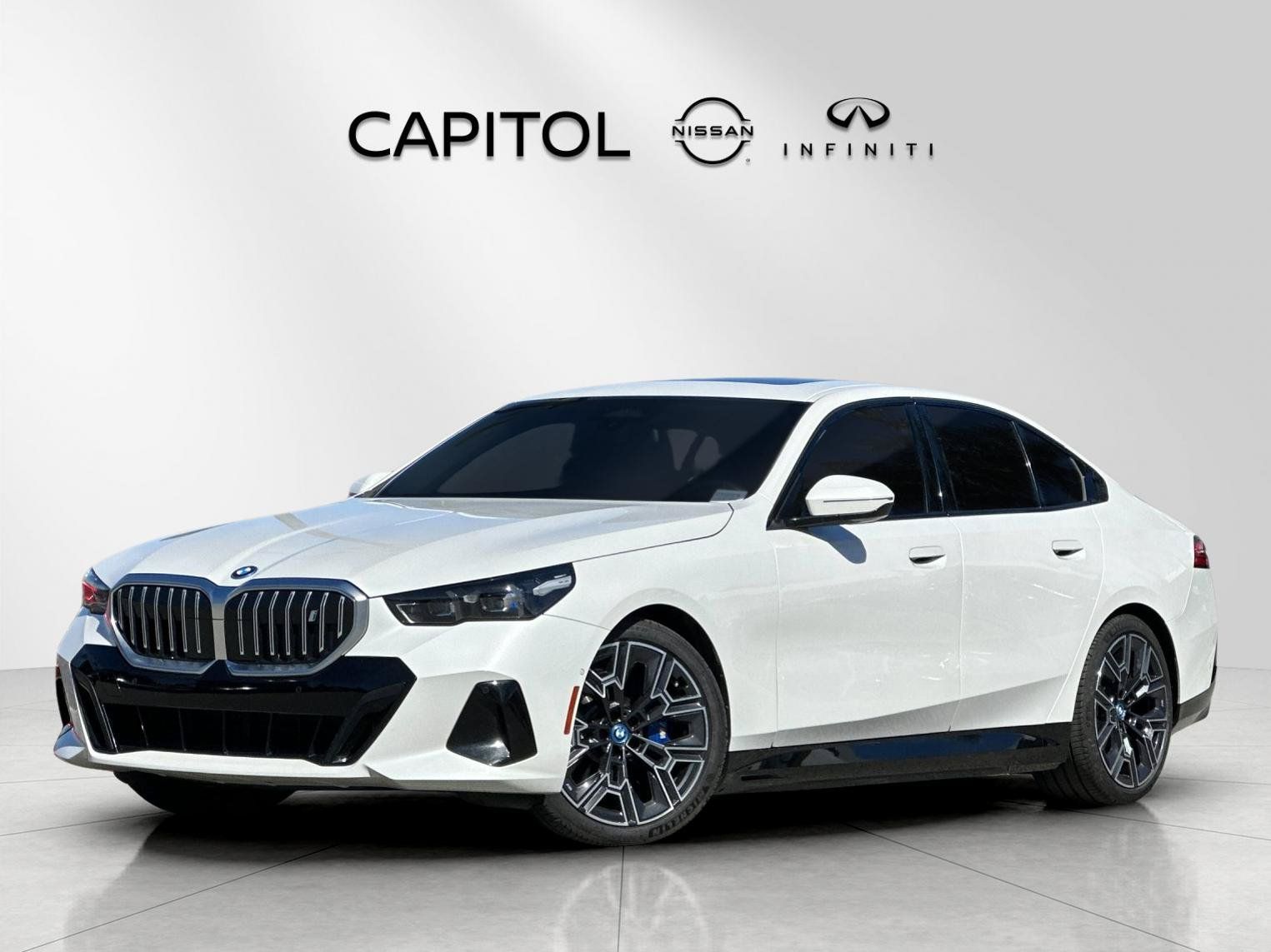 Mineral White Metallic 2024 BMW i5 Sedan Rear-Wheel Drive Automatic