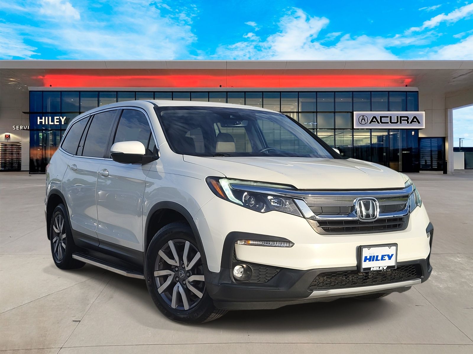 White Diamond Pearl 2019 Honda Pilot SUV / Crossover Front-Wheel Drive 6-Speed Automatic