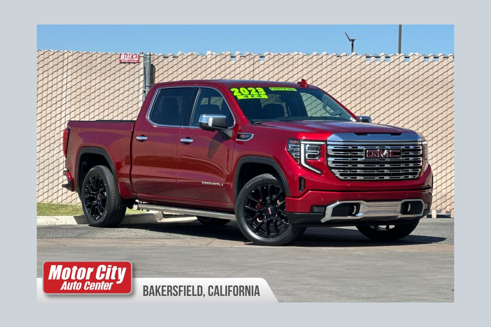 Volcanic Red 2023 GMC Sierra 1500 Pickup Truck Four-Wheel Drive Automatic