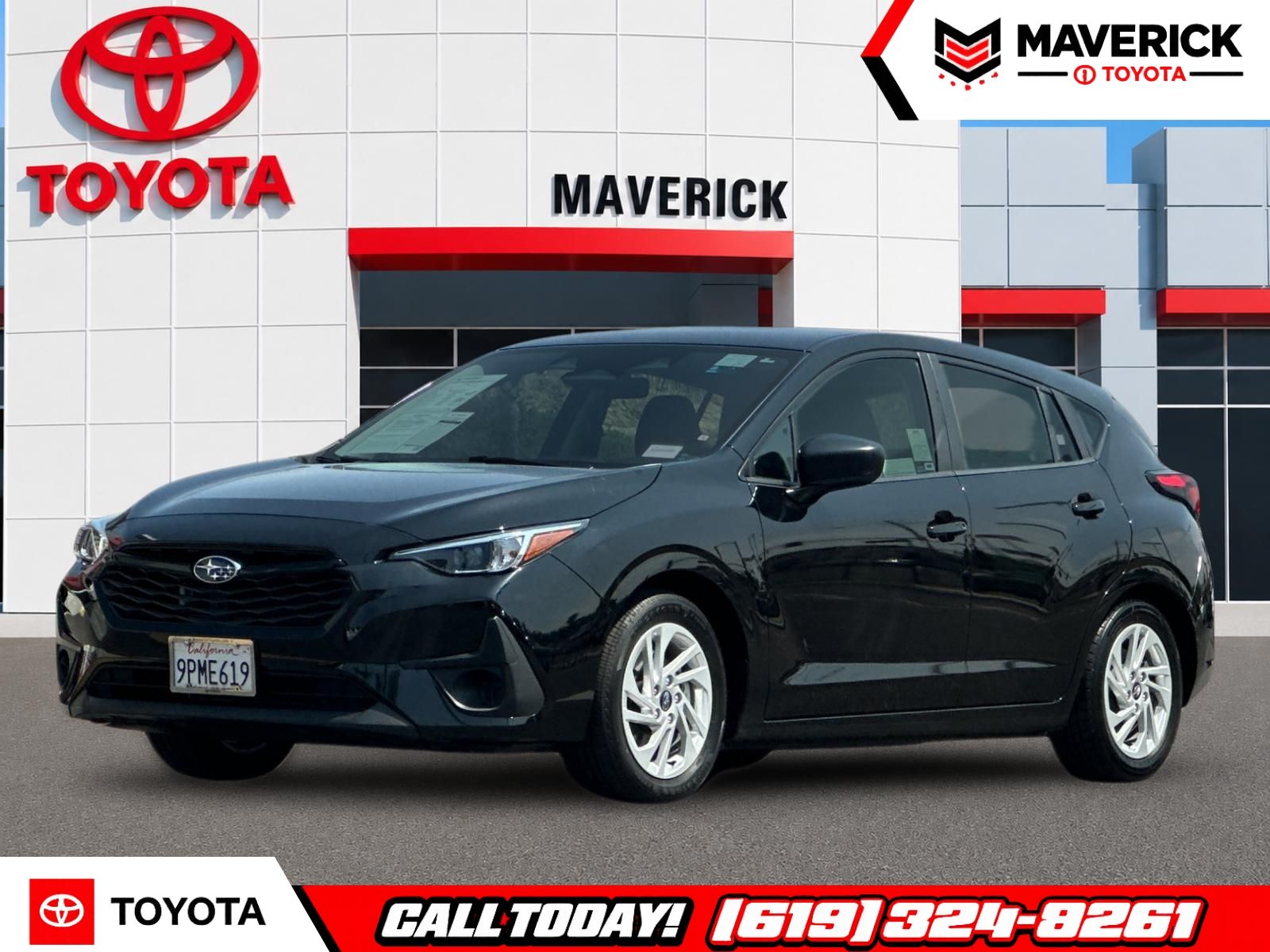 Crystal Black Silica 2024 Subaru Impreza Wagon All-Wheel Drive Continuously Variable Transmission
