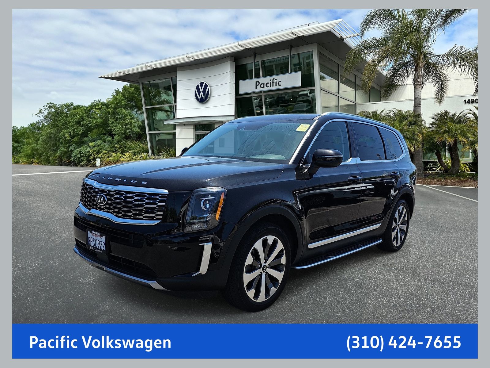 Ebony Black 2020 Kia Telluride SUV / Crossover Front-Wheel Drive 8-Speed Automatic