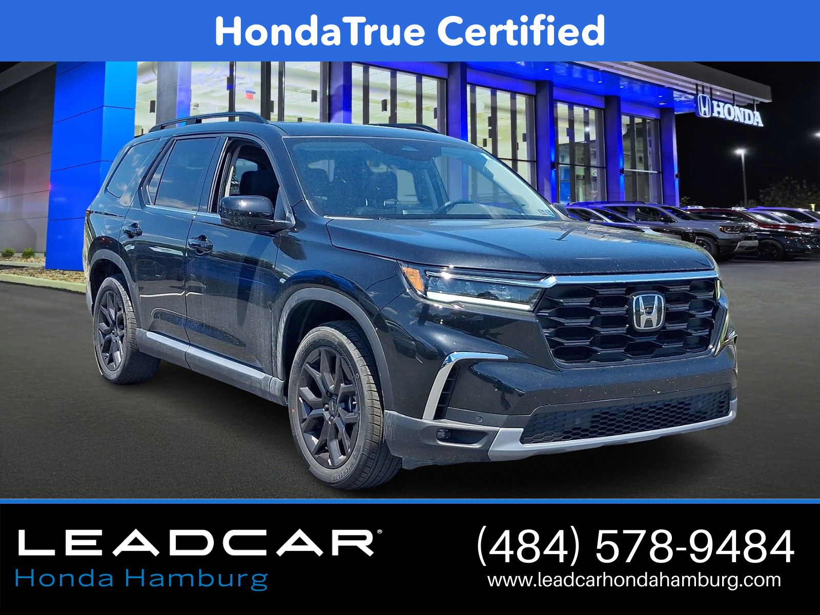 Crystal Black Pearl 2025 Honda Pilot Touring+ FWD SUV / Crossover Front-Wheel Drive Automatic