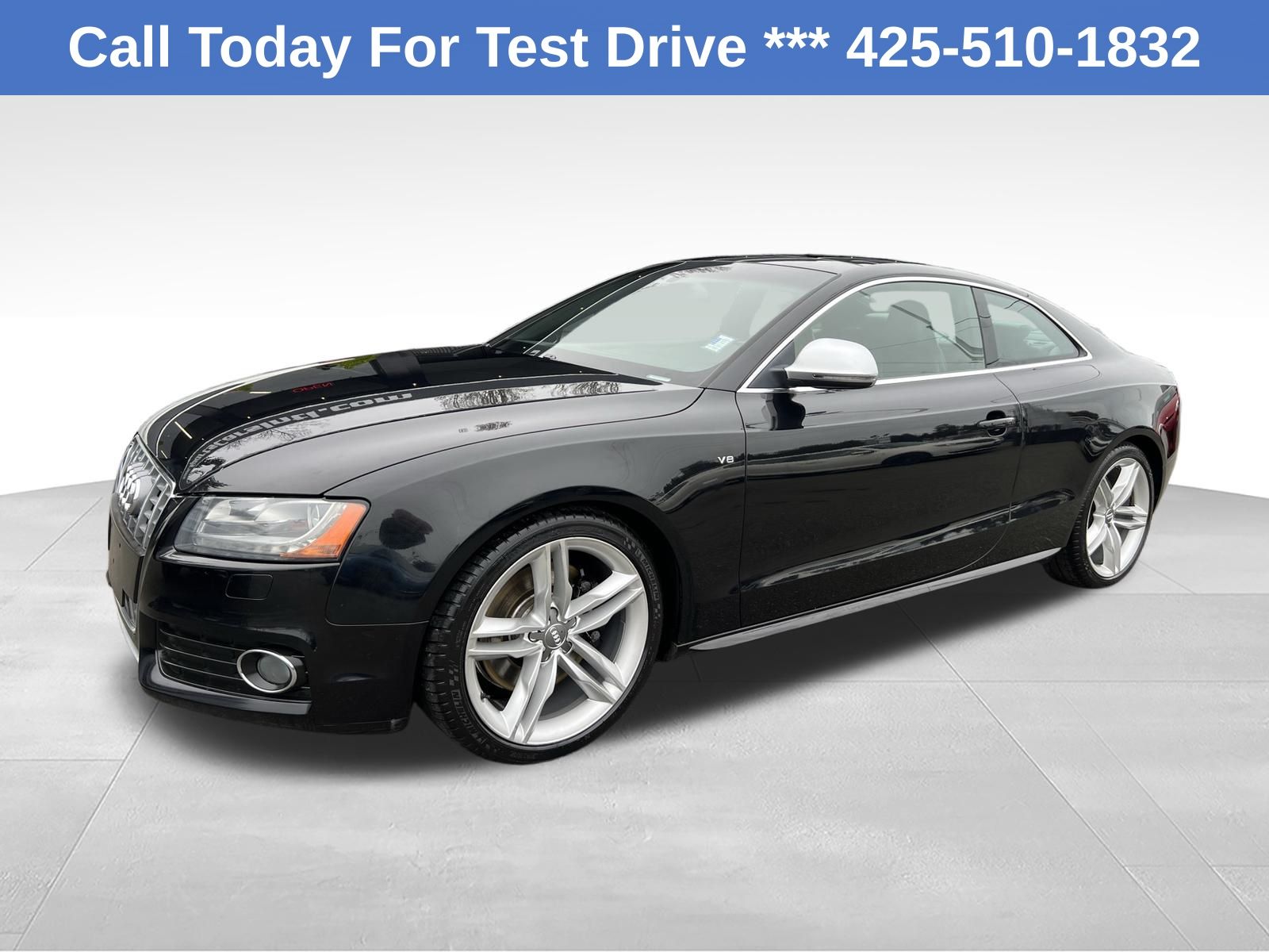 Phantom Black Pearl Effect 2008 Audi S5 Coupe All-Wheel Drive 6-Speed Automatic