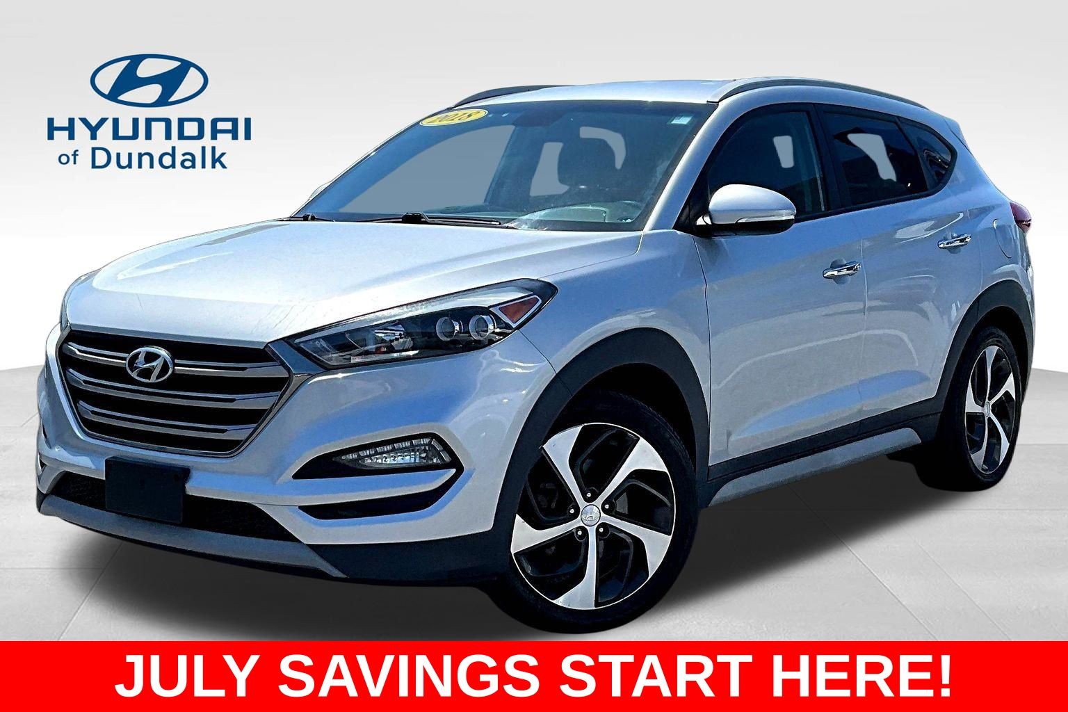 Molten Silver 2018 Hyundai Tucson SUV / Crossover All-Wheel Drive 7-Speed Automatic