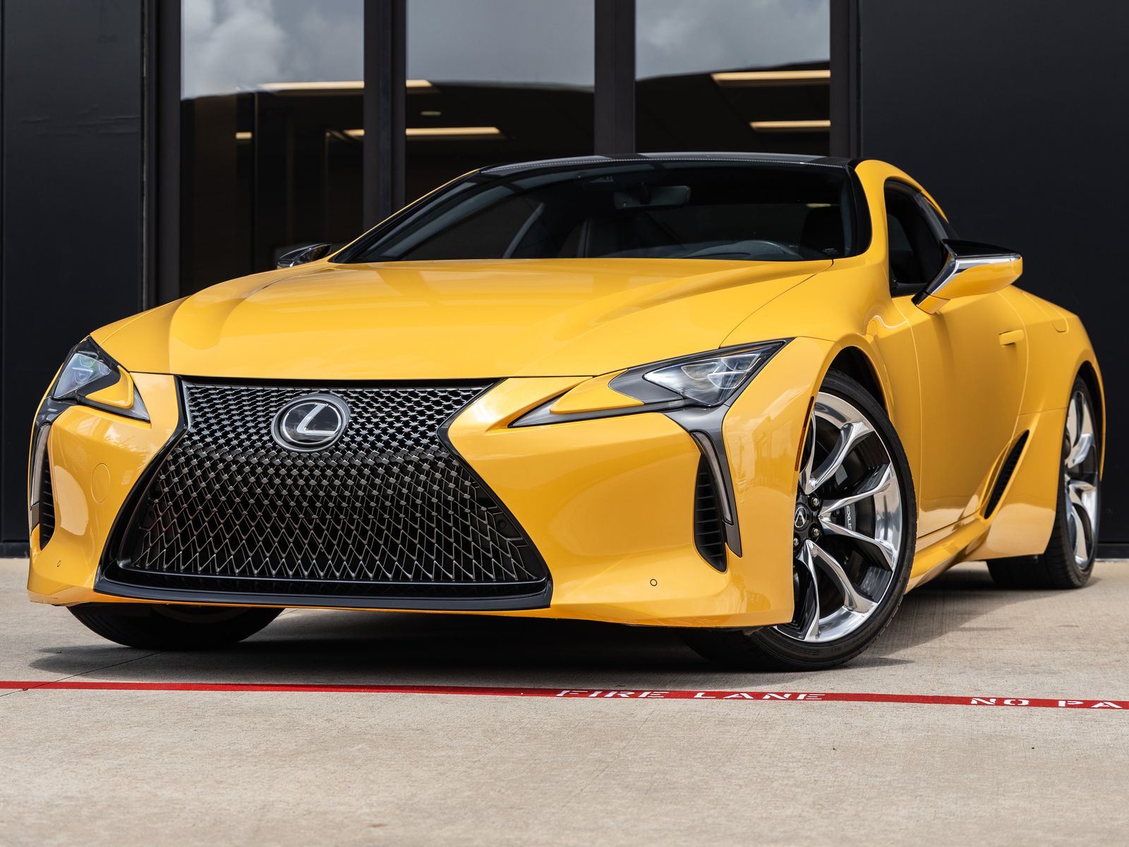 Flare Yellow 2020 Lexus LC Coupe Rear-Wheel Drive Automatic