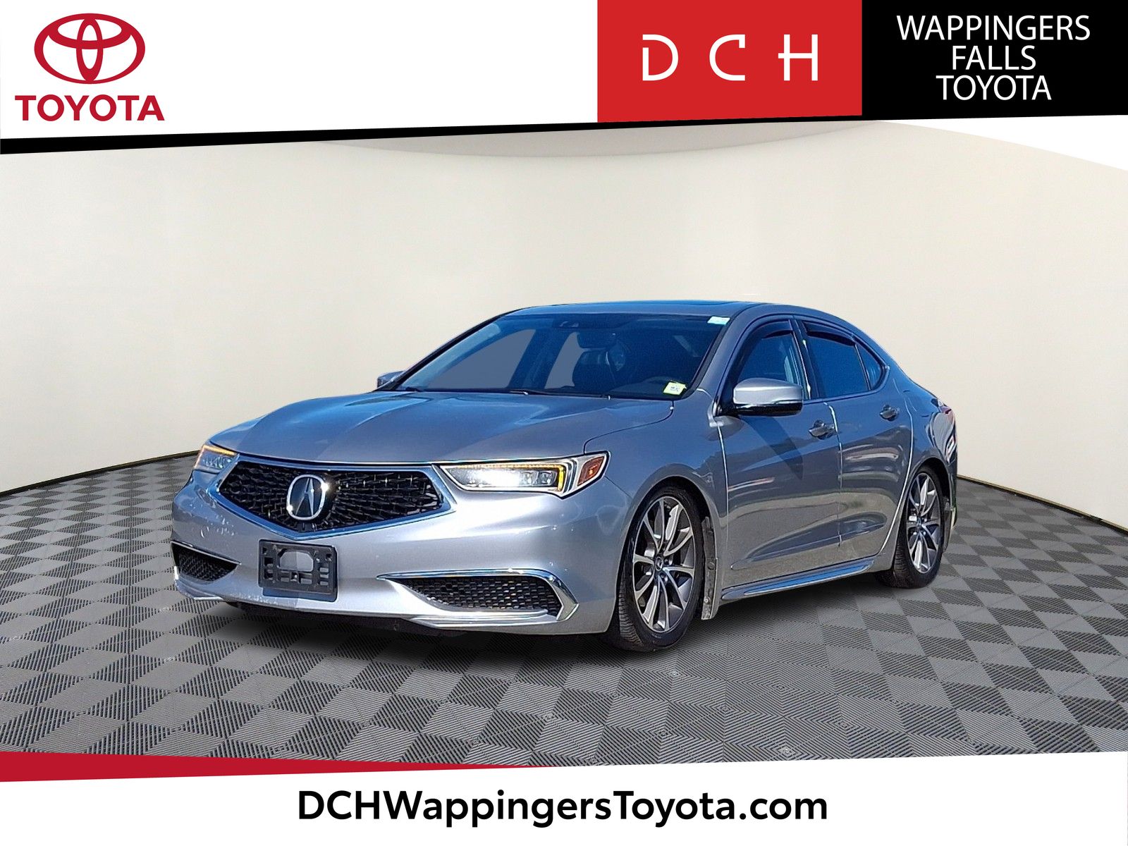 Lunar Silver Metallic 2018 Acura TLX Sedan All-Wheel Drive 9-Speed Automatic
