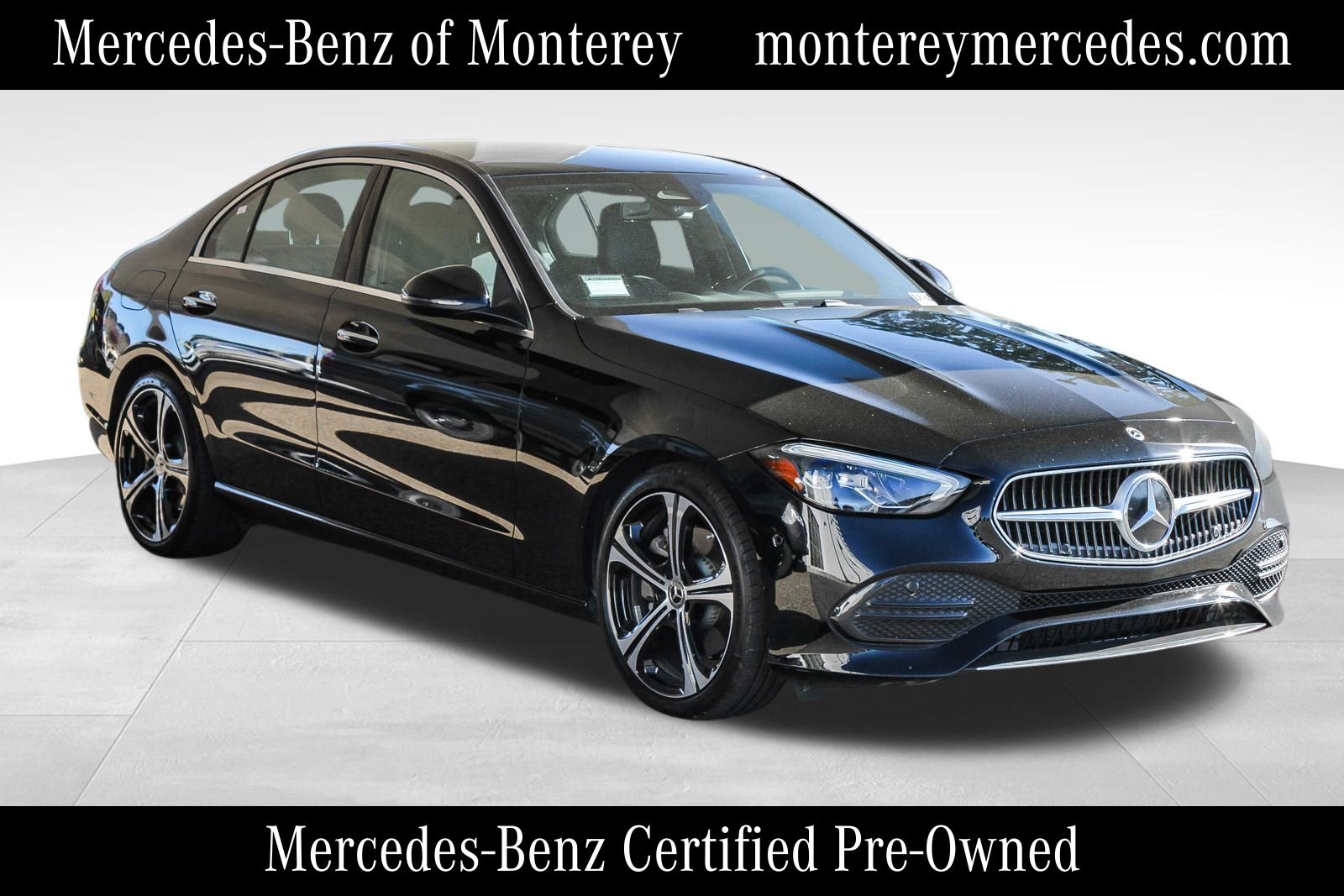 Black 2025 Mercedes-Benz C-Class C 300 4MATIC Sedan All-Wheel Drive 9-Speed Automatic
