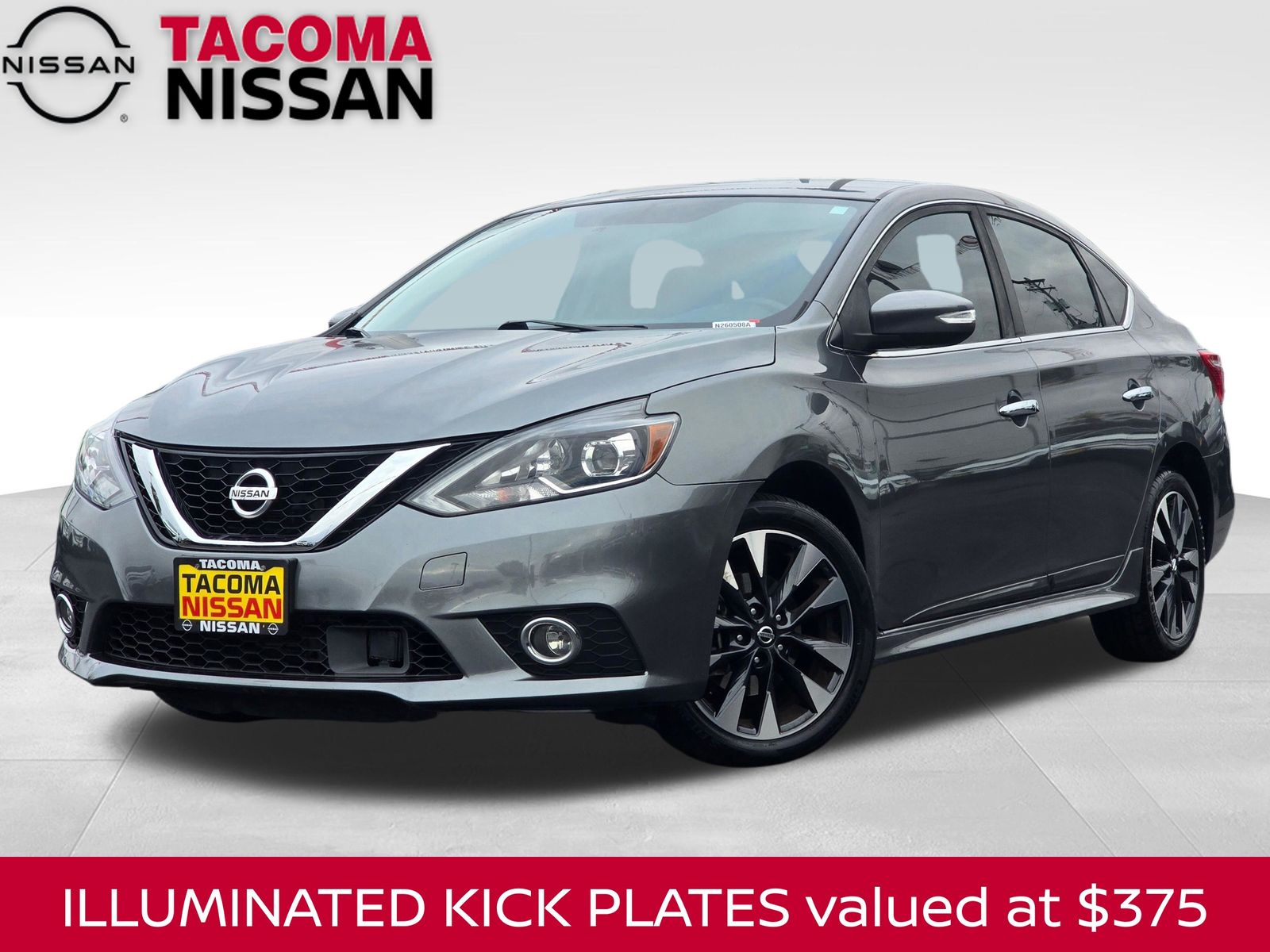 Gray (Gun Metallic) 2019 Nissan Sentra Sedan Front-Wheel Drive Continuously Variable Transmission