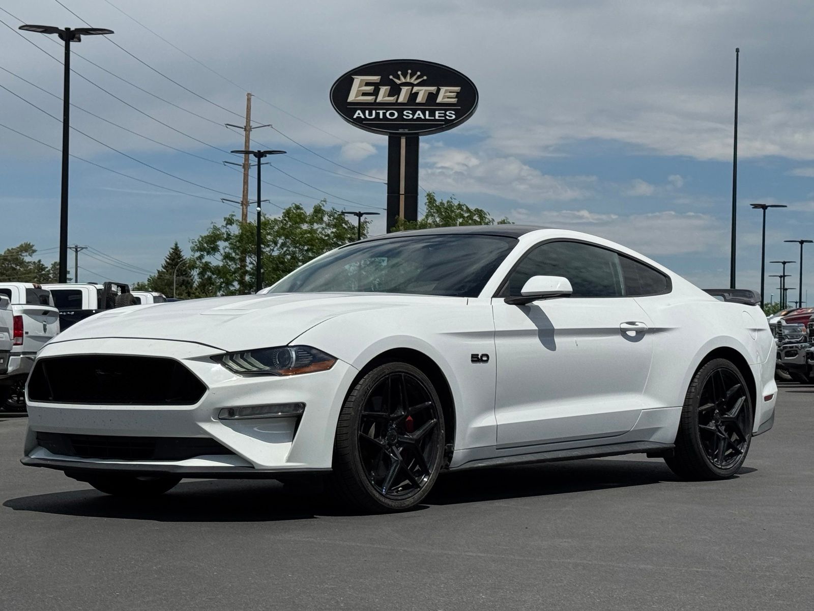 White 2020 Ford Mustang Coupe Rear-Wheel Drive Automatic