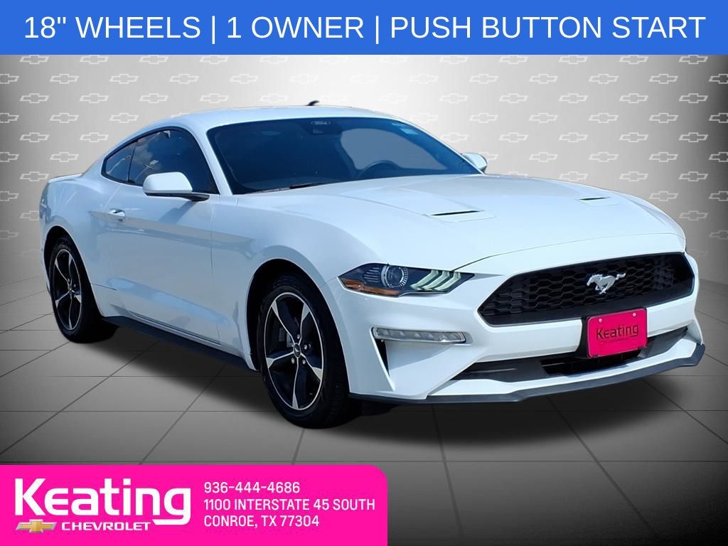 Oxford White 2023 Ford Mustang Coupe Rear-Wheel Drive Automatic