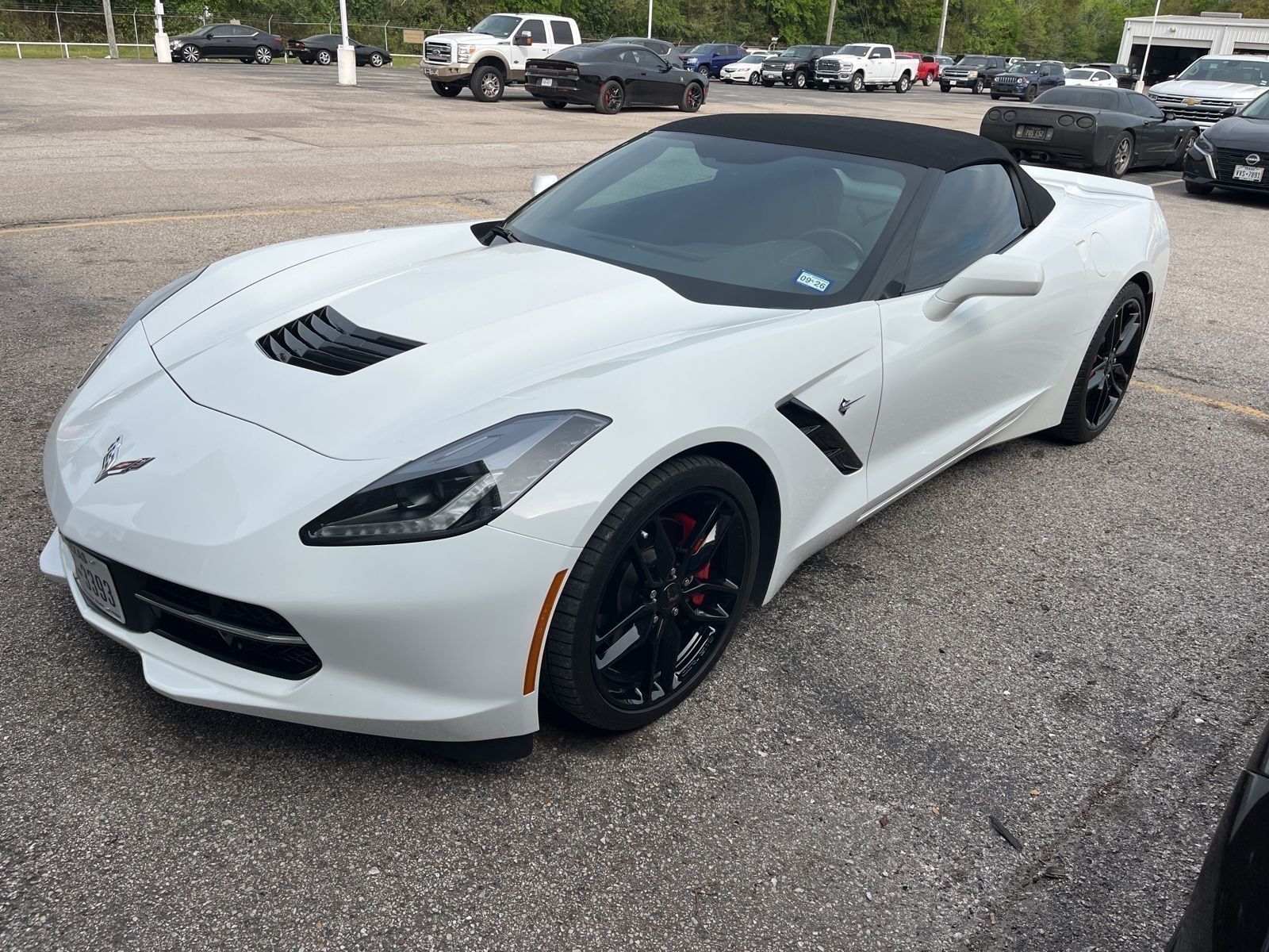 Arctic White 2016 Chevrolet Corvette Stingray 1LT Convertible RWD Convertible Rear-Wheel Drive 8-Speed Automatic