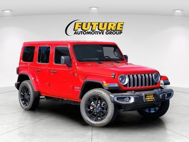 Firecracker Red Clearcoat 2025 Jeep Wrangler 4xe Sahara 4WD SUV / Crossover Four-Wheel Drive 8-Speed Automatic