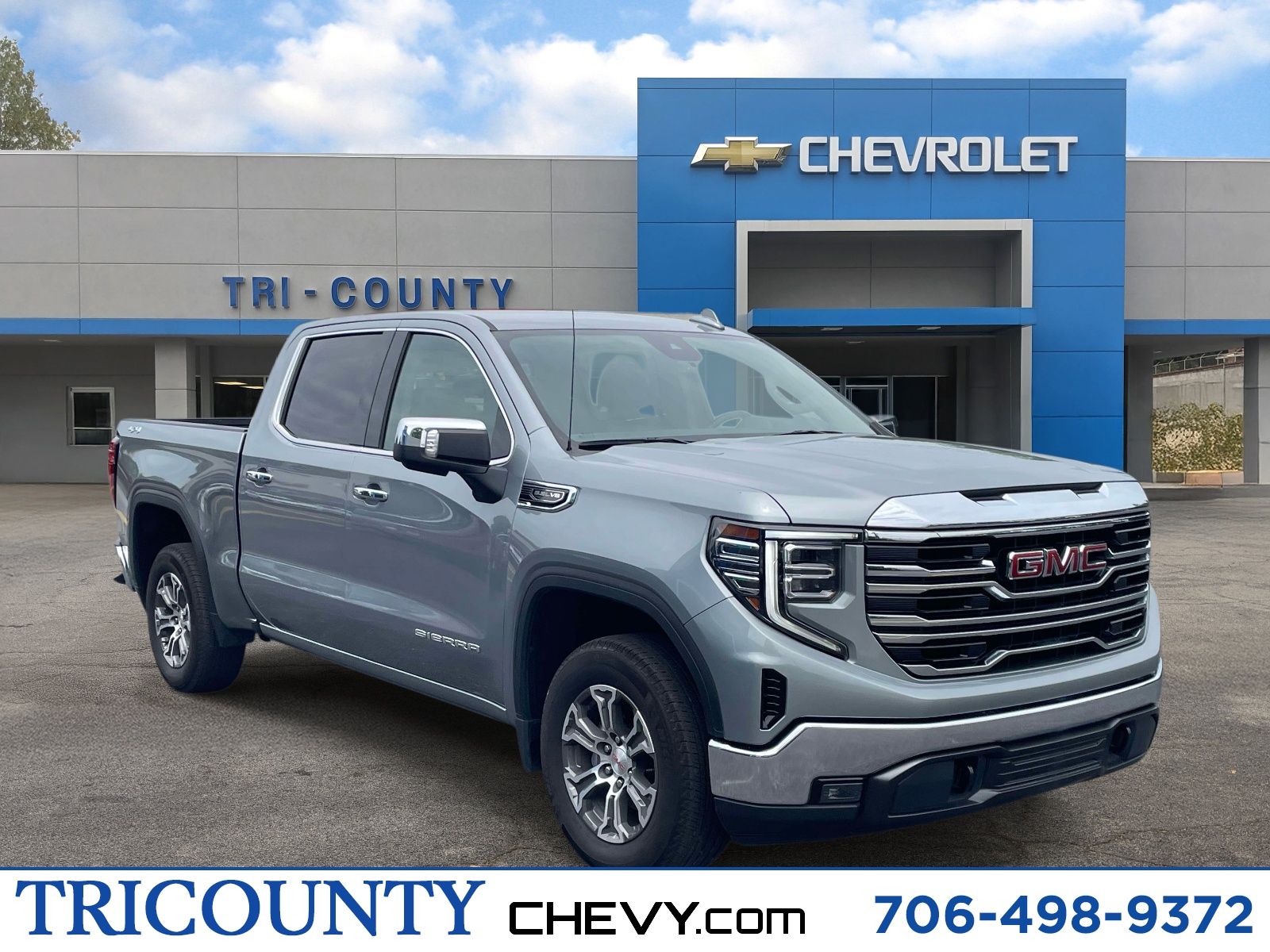 Sterling Metallic 2025 GMC Sierra 1500 Pickup Truck Four-Wheel Drive Automatic