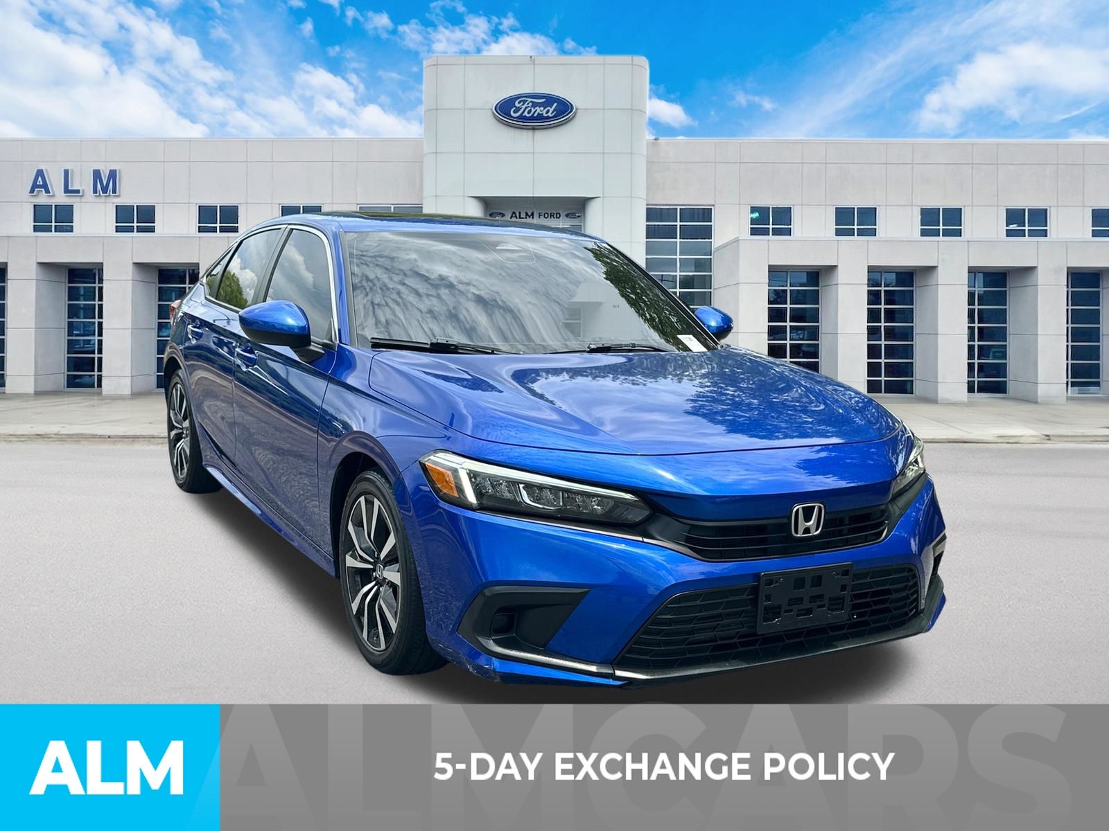 Used 2022 Blue Honda EX image 3