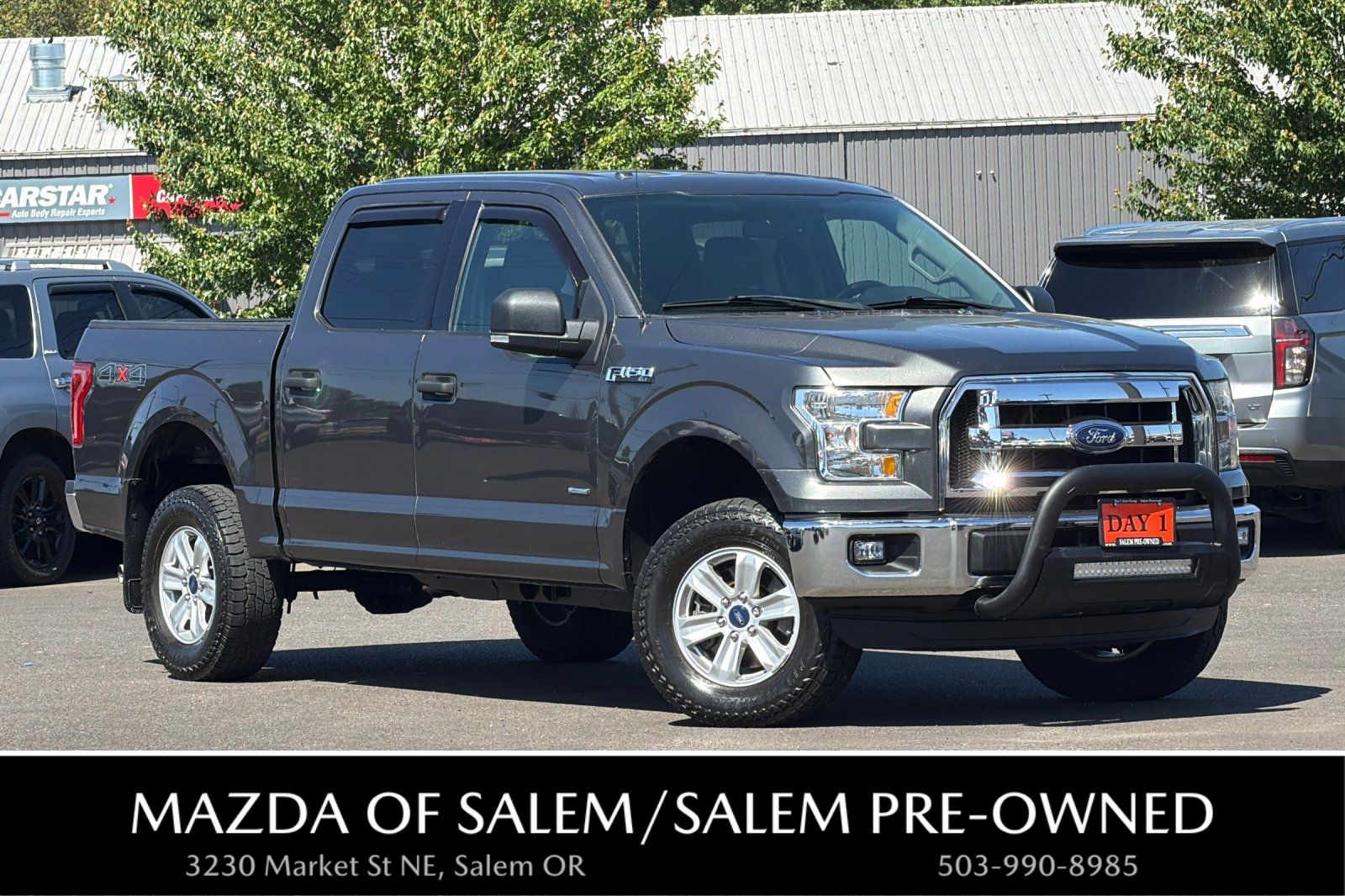 Gray (Magnetic) 2015 Ford F-150 Pickup Truck Four-Wheel Drive 6-Speed Automatic