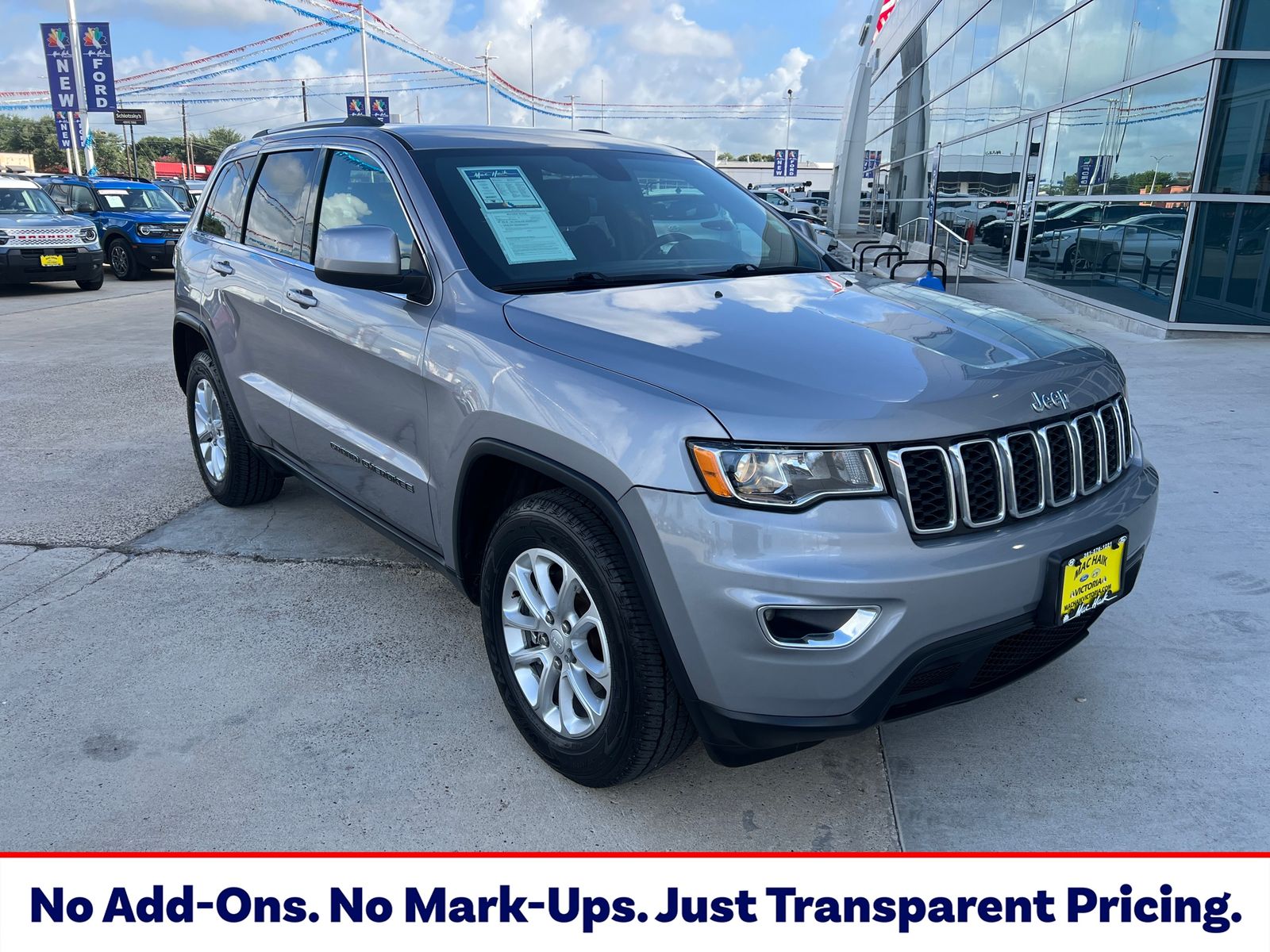 Billet Silver Metallic Clearcoat 2021 Jeep Grand Cherokee SUV / Crossover 4X2 8-Speed Automatic