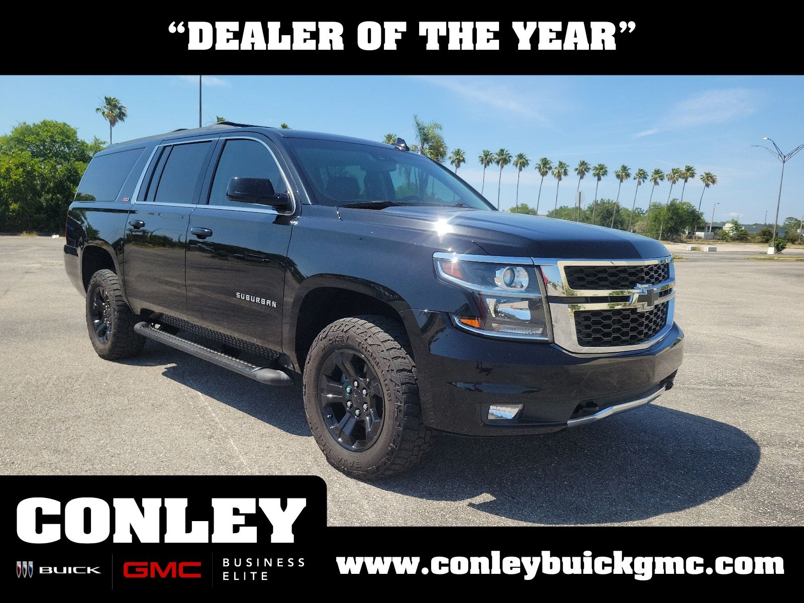Black 2019 Chevrolet Suburban 1500 LT 4WD SUV / Crossover Four-Wheel Drive 6-Speed Automatic Overdrive