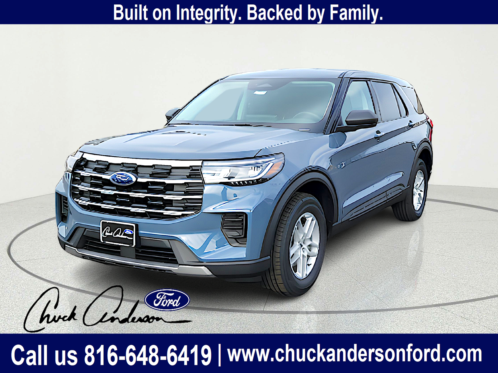 Vapor Blue 2026 Ford Explorer SUV / Crossover All-Wheel Drive Automatic