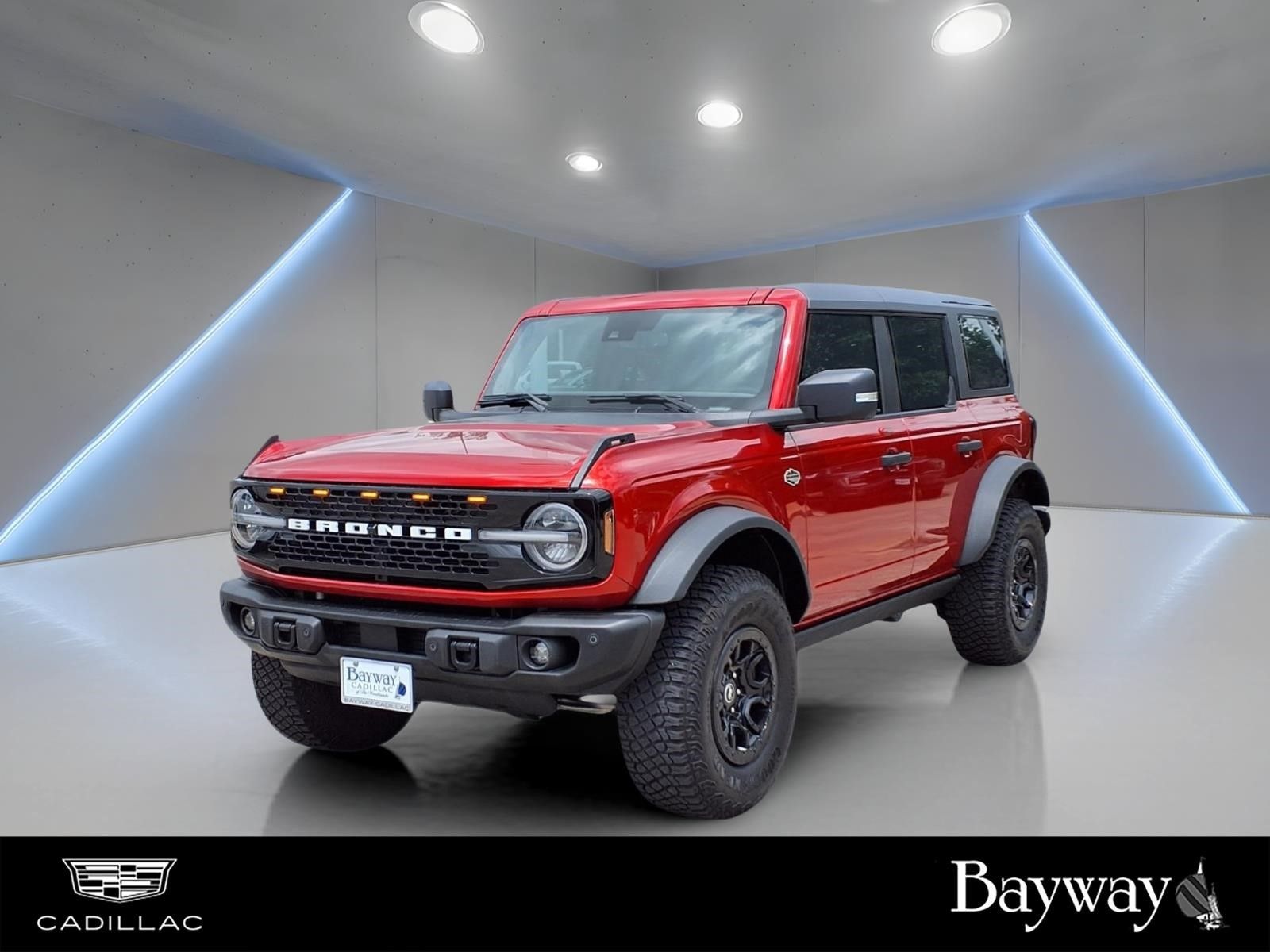 2023 Ford Bronco Wildtrak Red at EAG Ford Navasota