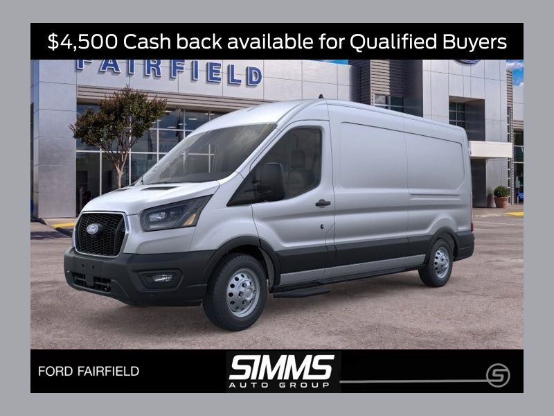 Ingot Silver Metallic 2026 Ford Transit Cargo Van All-Wheel Drive