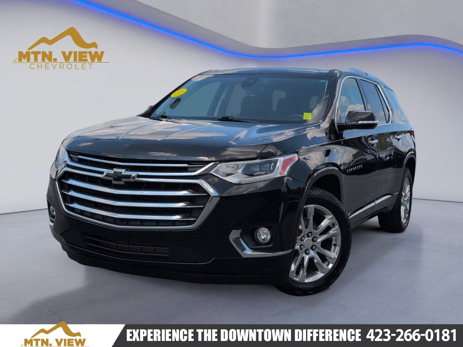 Mosaic Black Metallic 2018 Chevrolet Traverse SUV / Crossover Four-Wheel Drive 9-Speed Automatic