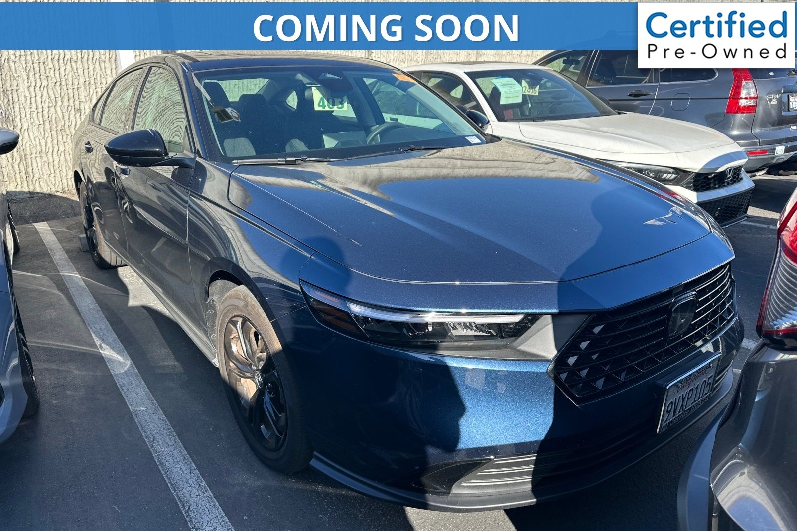 Canyon River Blue Metallic 2025 Honda Accord SE FWD Sedan Front-Wheel Drive Continuously Variable Transmission