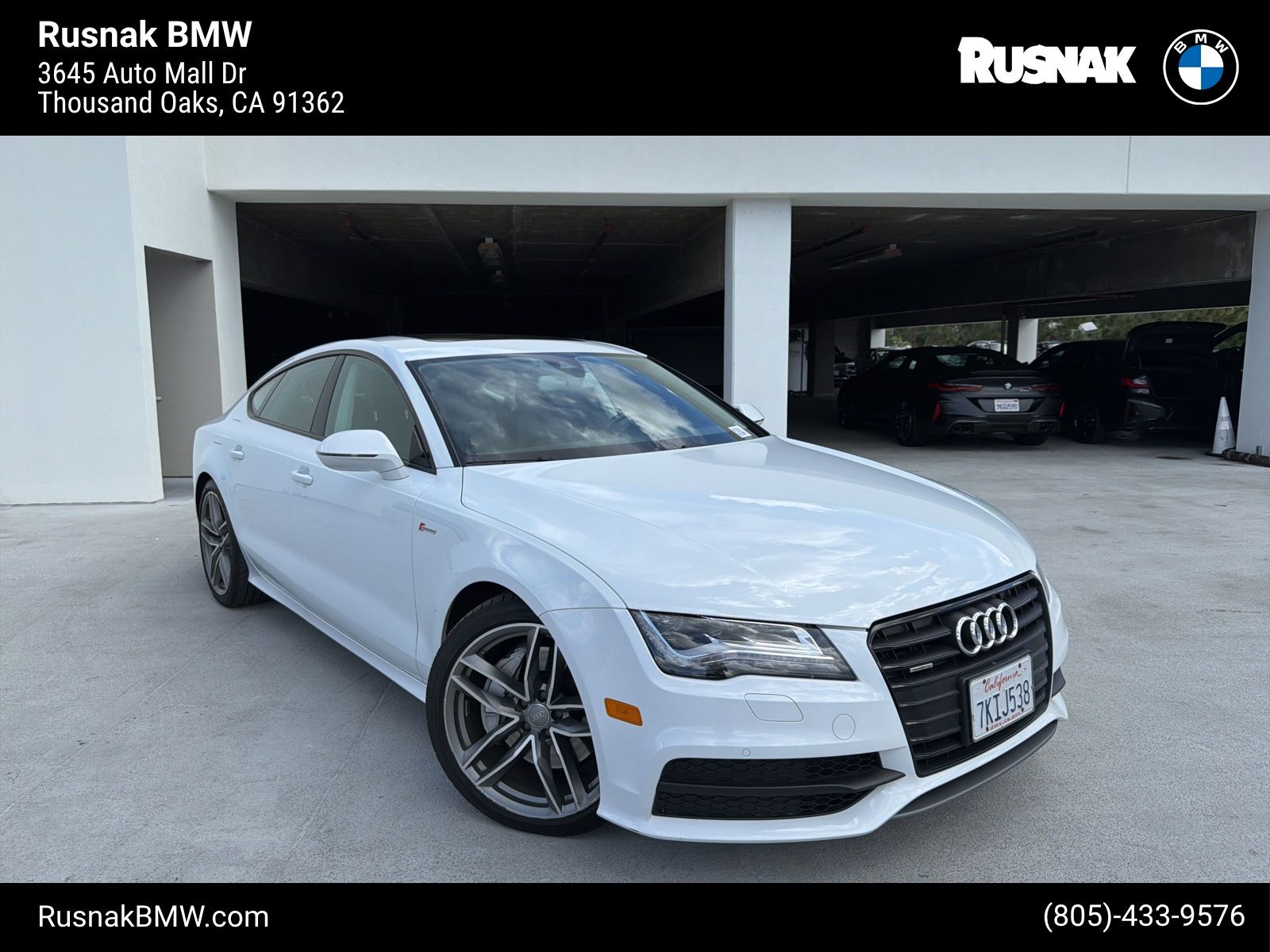 Ibis White 2015 Audi A7 3.0T quattro Prestige AWD Sedan All-Wheel Drive 8-Speed Automatic