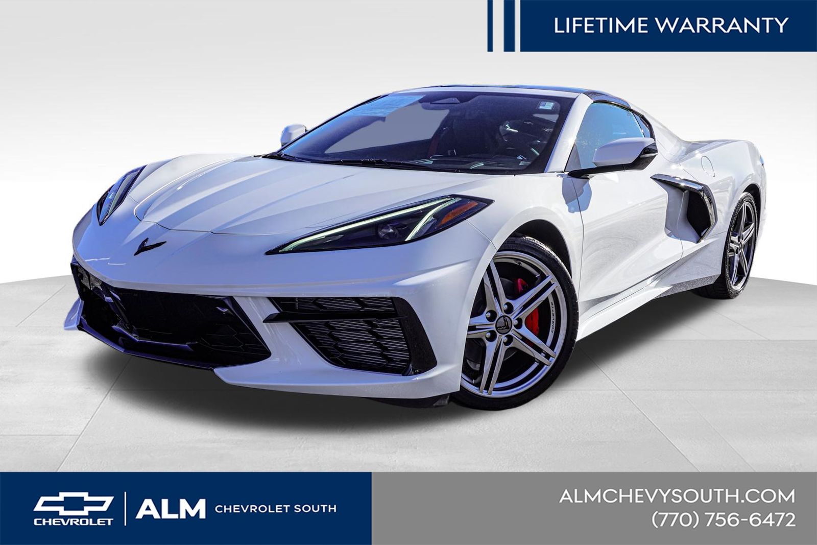 Arctic White 2026 Chevrolet Corvette Stingray 2LT Coupe RWD Coupe Rear-Wheel Drive 8-Speed Dual Clutch