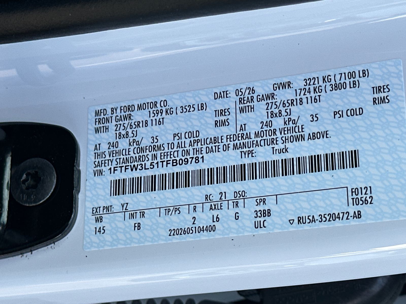New 2026 White Ford XLT image 34