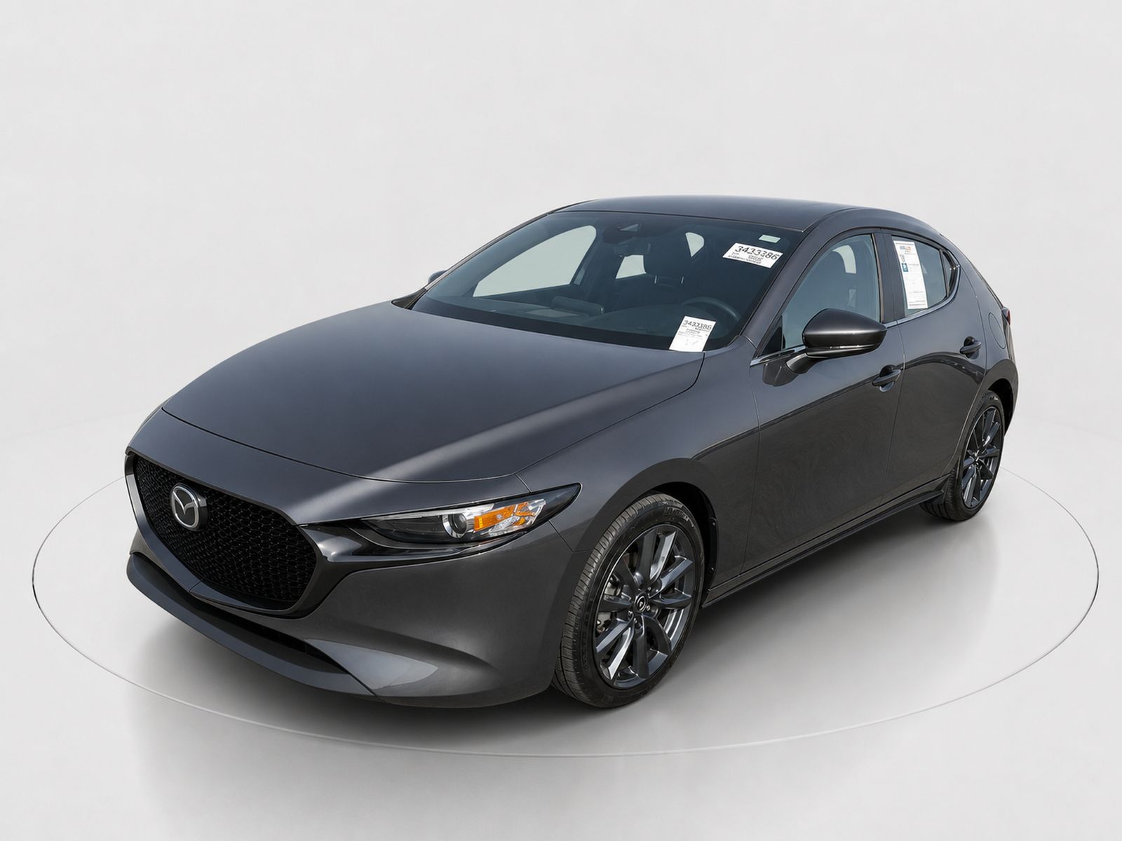 Machine Gray Metallic 2021 Mazda MAZDA3 Hatchback Front-Wheel Drive 6-Speed Automatic