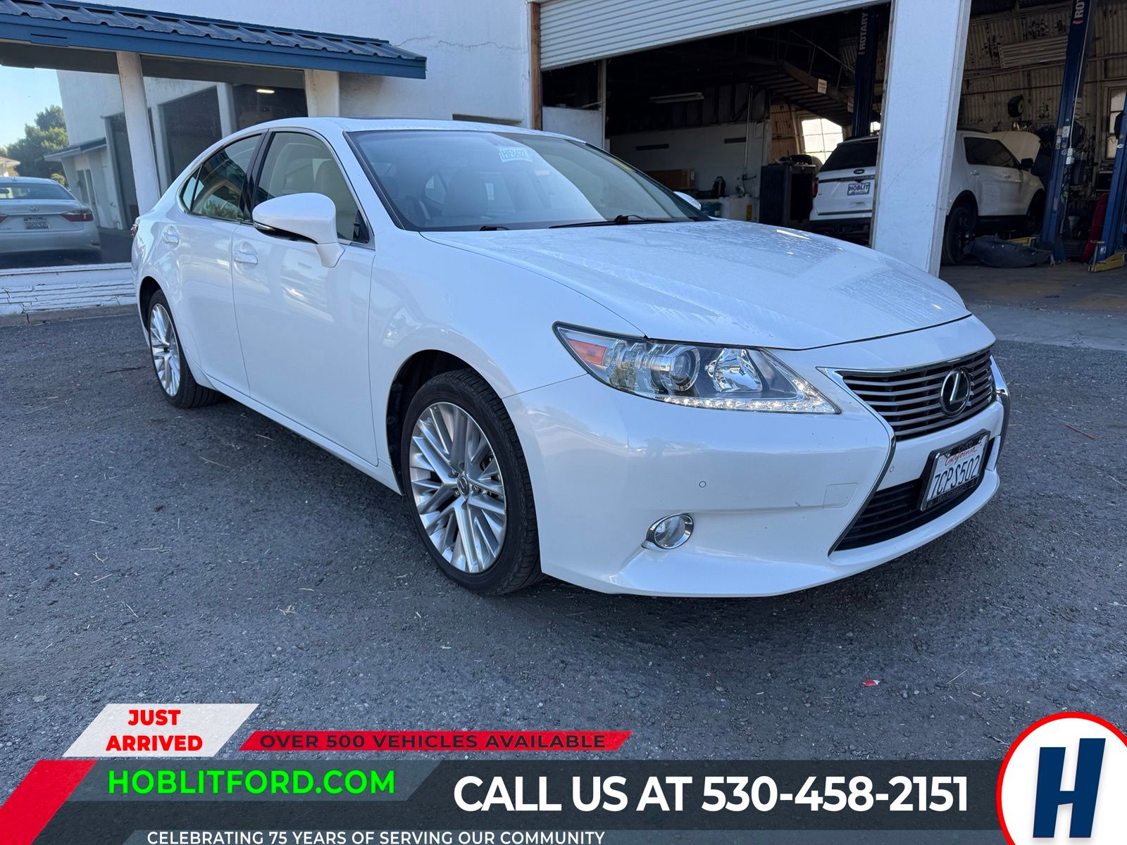 Starfire Pearl 2013 Lexus ES Sedan Front-Wheel Drive 6-Speed Automatic