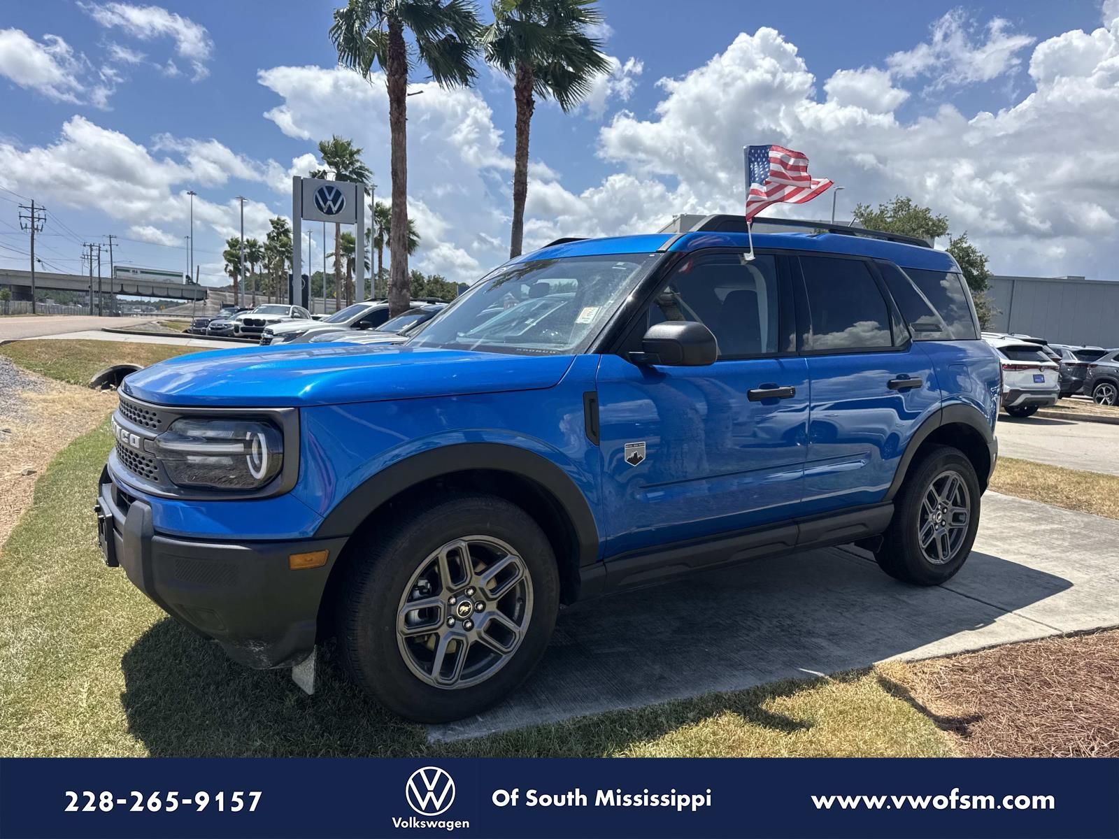 Blue Metallic 2025 Ford Bronco Sport SUV / Crossover All-Wheel Drive 8-Speed Automatic