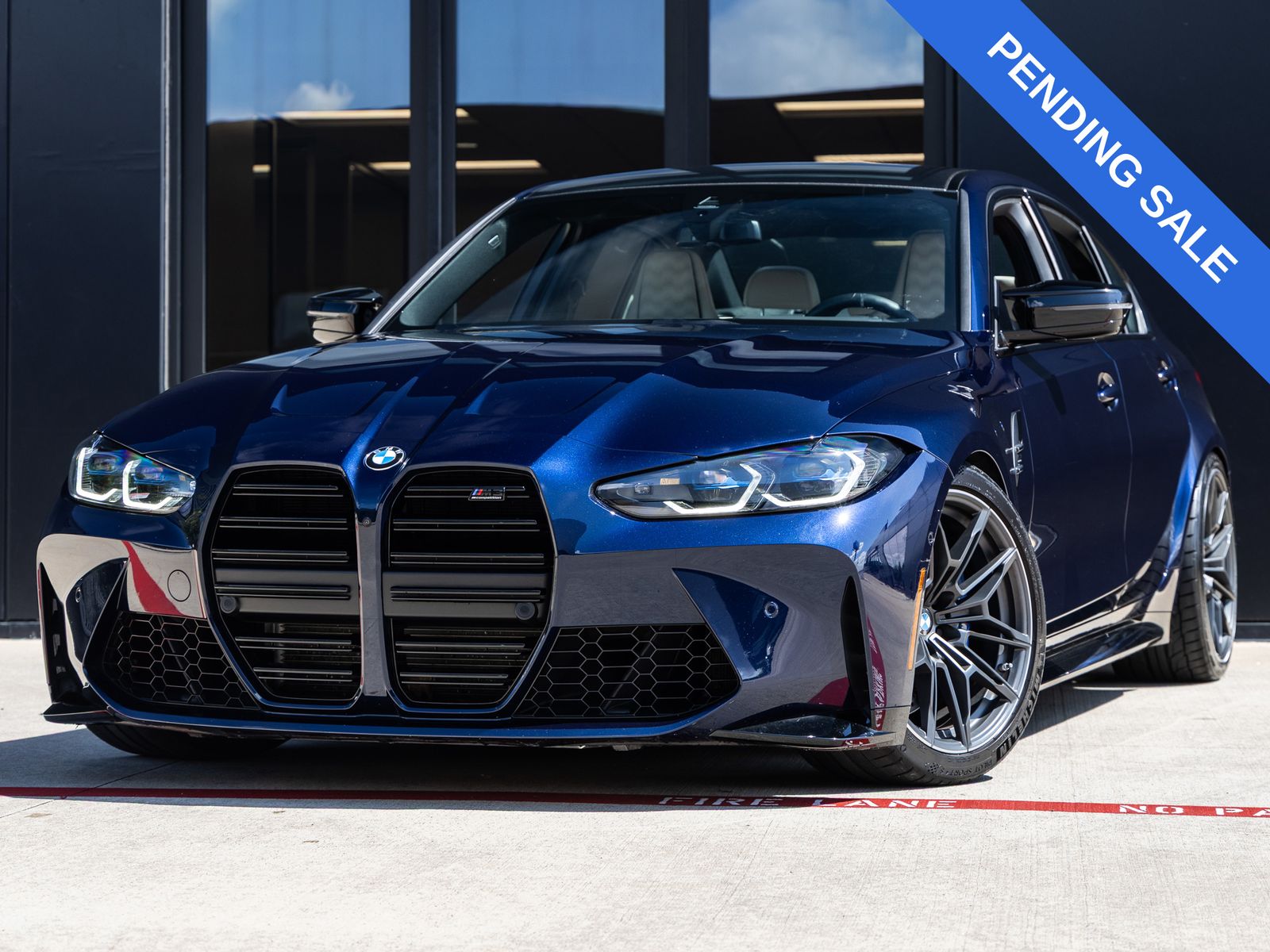 Tanzanite Blue II Metallic 2024 BMW M3 Sedan All-Wheel Drive 8-Speed Automatic