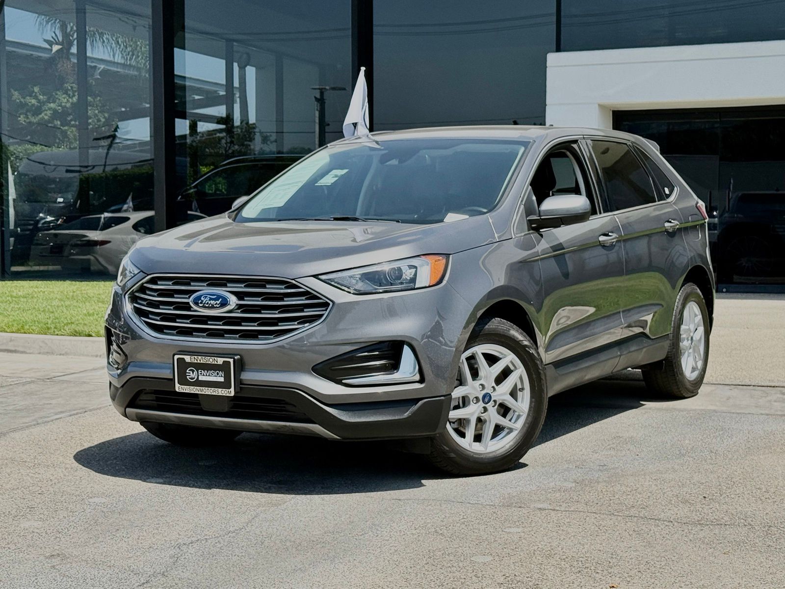 Gray Metallic 2022 Ford Edge SEL AWD SUV / Crossover All-Wheel Drive 8-Speed Automatic