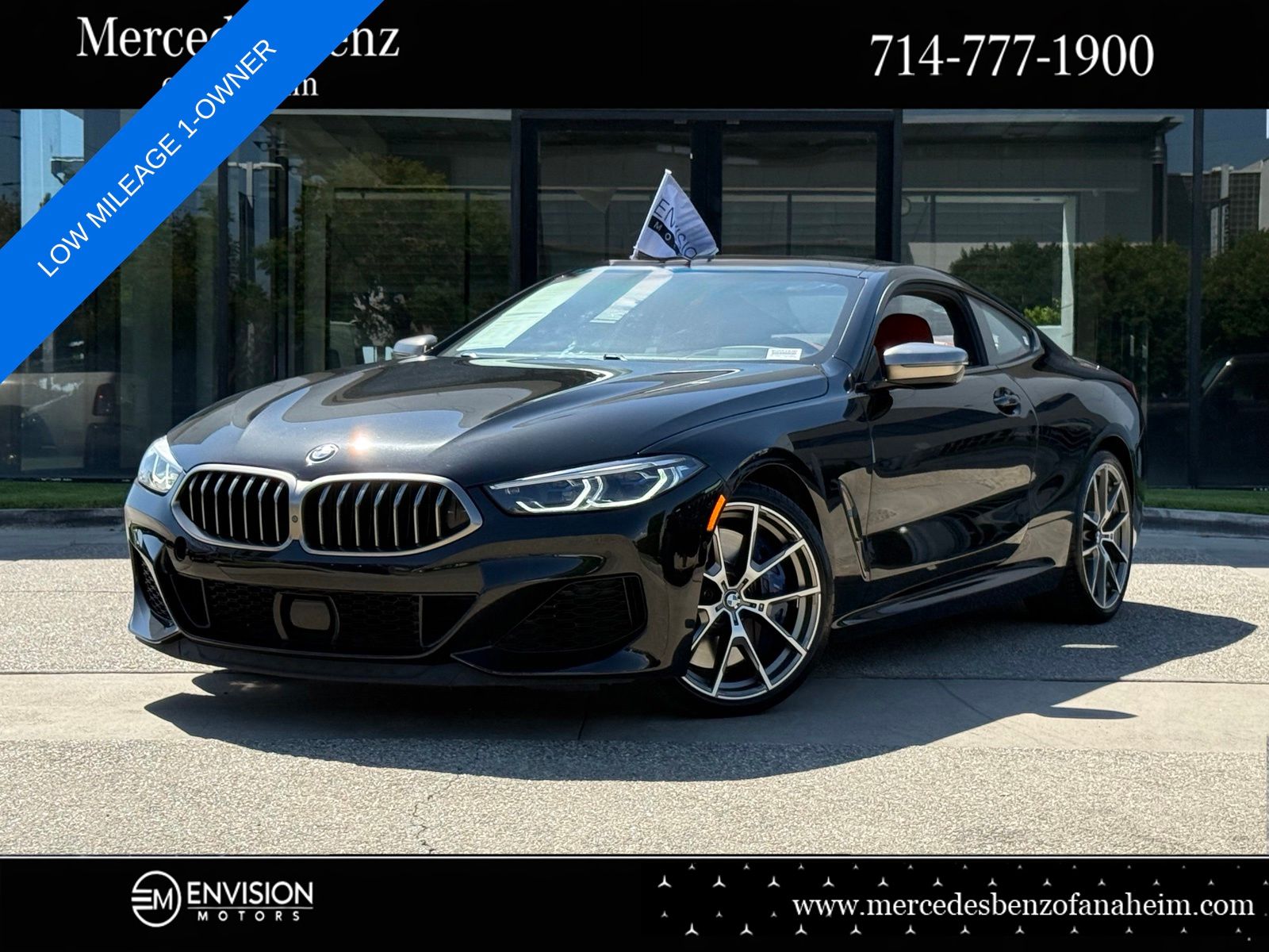 Black Sapphire Metallic 2019 BMW 8 Series Coupe All-Wheel Drive 8-Speed Automatic
