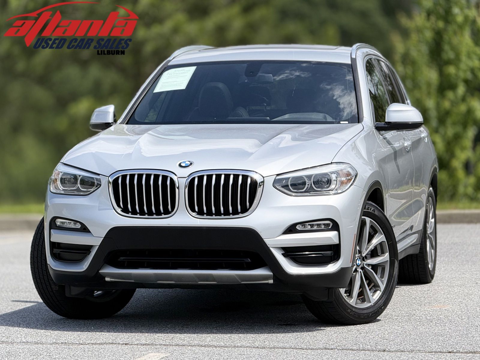 Glacier Silver Metallic 2018 BMW X3 xDrive30i AWD SUV / Crossover All-Wheel Drive 8-Speed Automatic