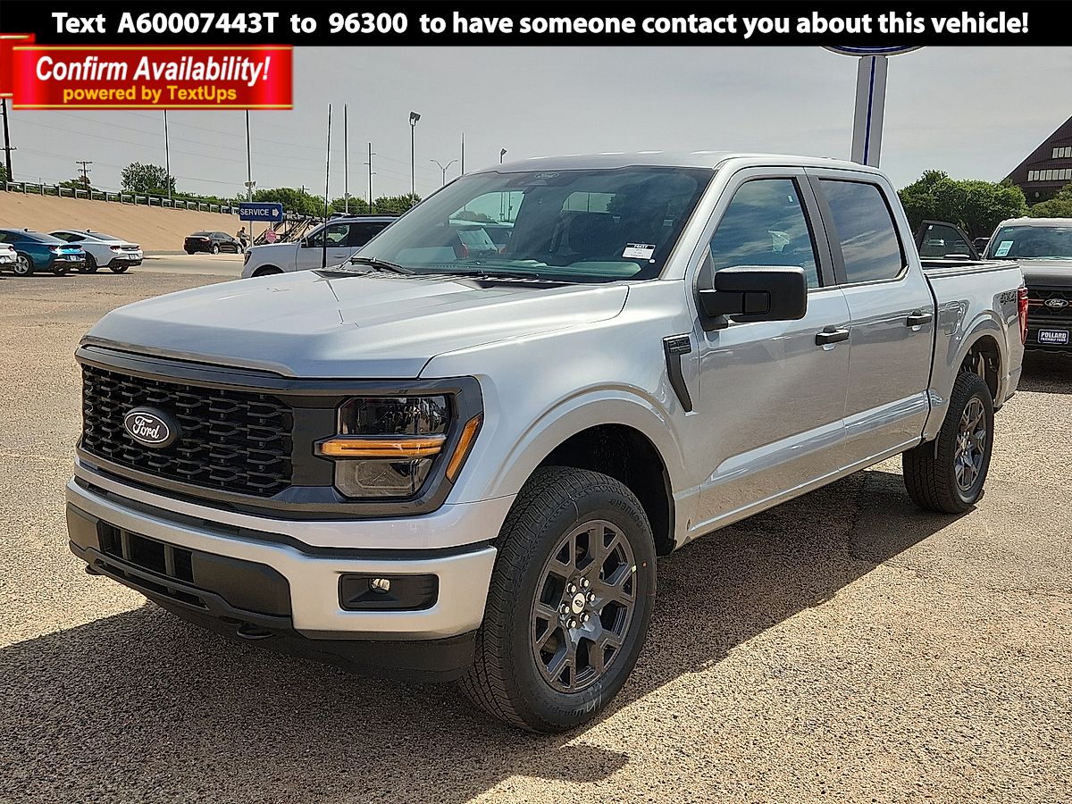 Iconic Silver Metallic 2026 Ford F-150 STX SuperCrew 4WD Pickup Truck Four-Wheel Drive Automatic