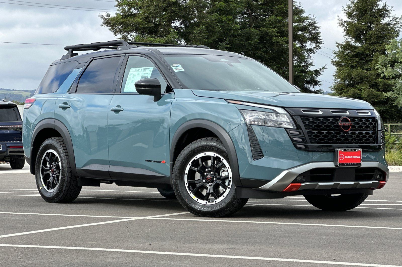 Baltic Teal/Super Black 2026 Nissan Pathfinder Rock Creek 4WD SUV / Crossover All-Wheel Drive 9-Speed Automatic