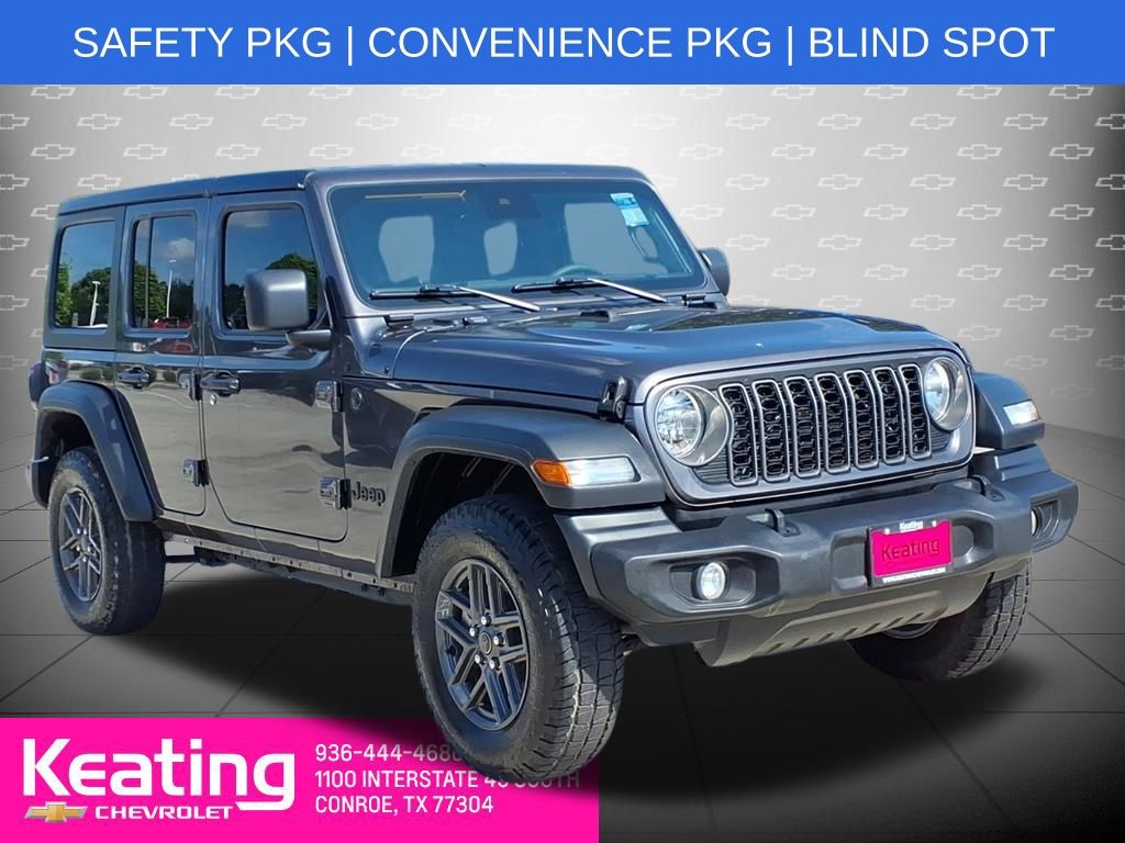 Gray (Granite Crystal Metallic Clearcoat) 2025 Jeep Wrangler SUV / Crossover Four-Wheel Drive 8-Speed Automatic