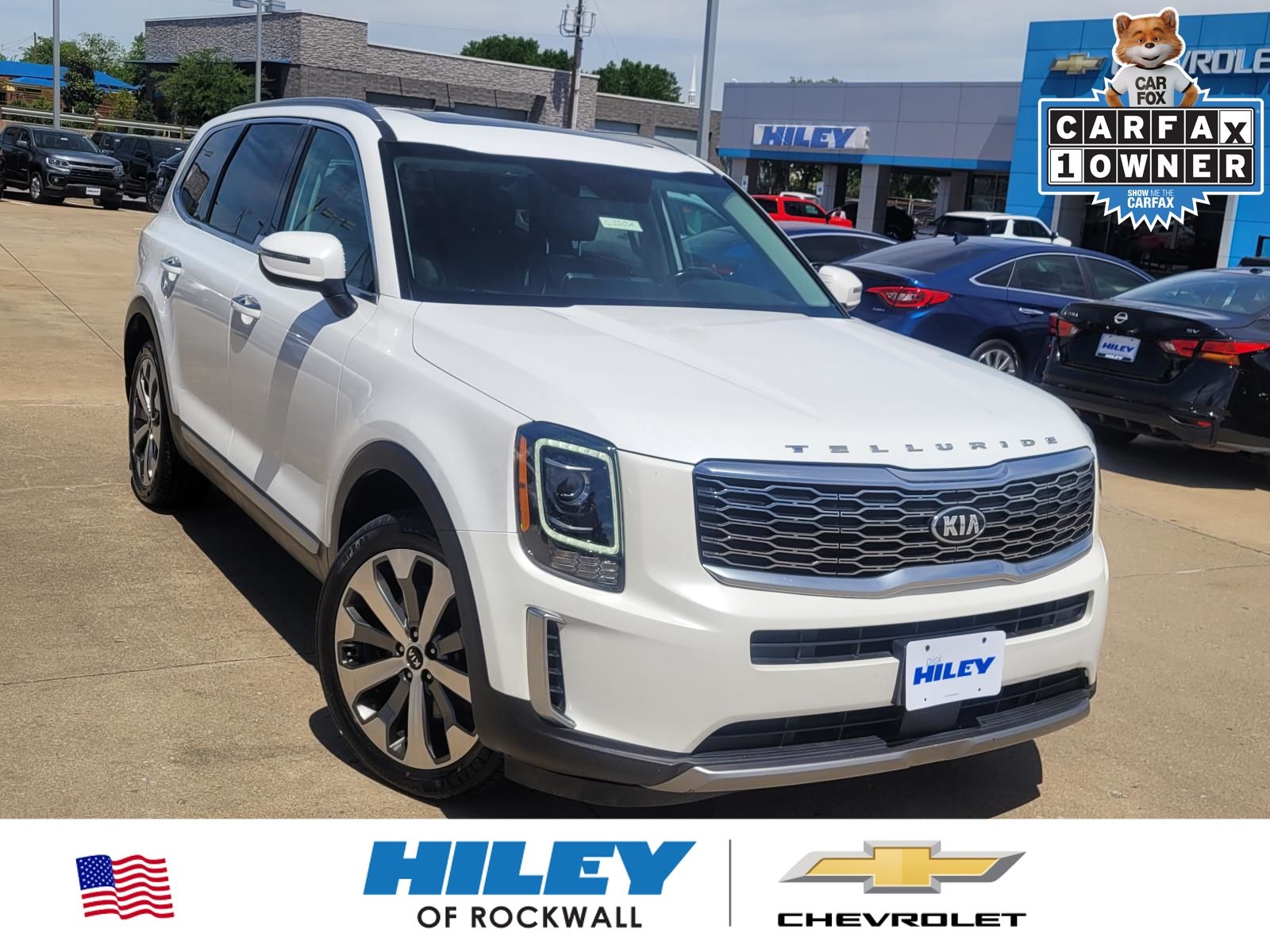 Snow White Pearl 2020 Kia Telluride S FWD SUV / Crossover Front-Wheel Drive 8-Speed Automatic