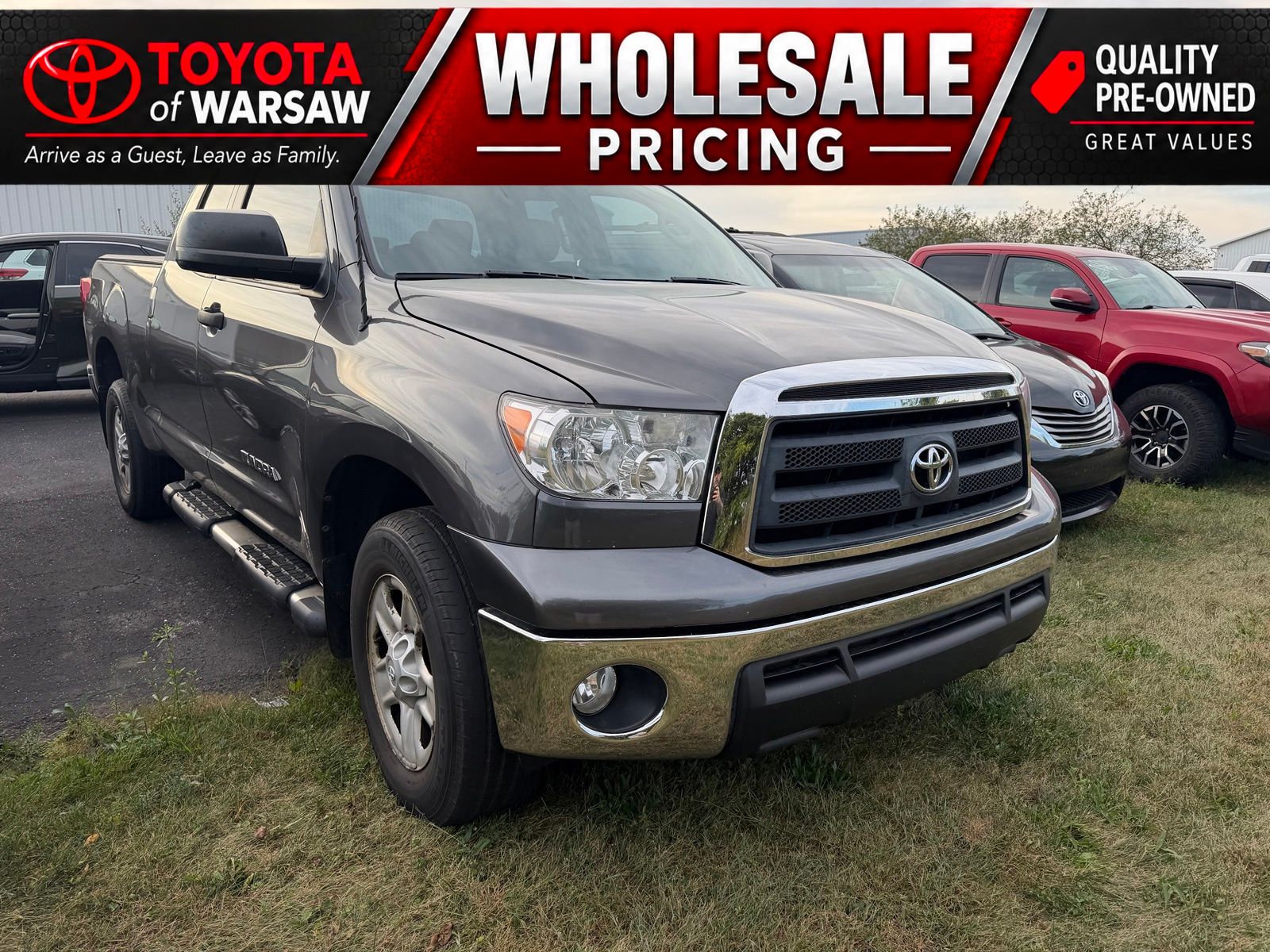 Magnetic Gray Metallic 2011 Toyota Tundra Pickup Truck Four-Wheel Drive 6-Speed Automatic